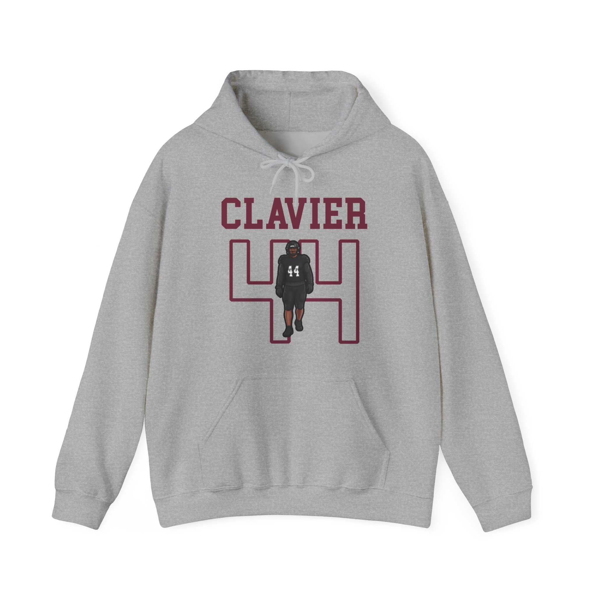 Hoodie — character_shirsey in Grey