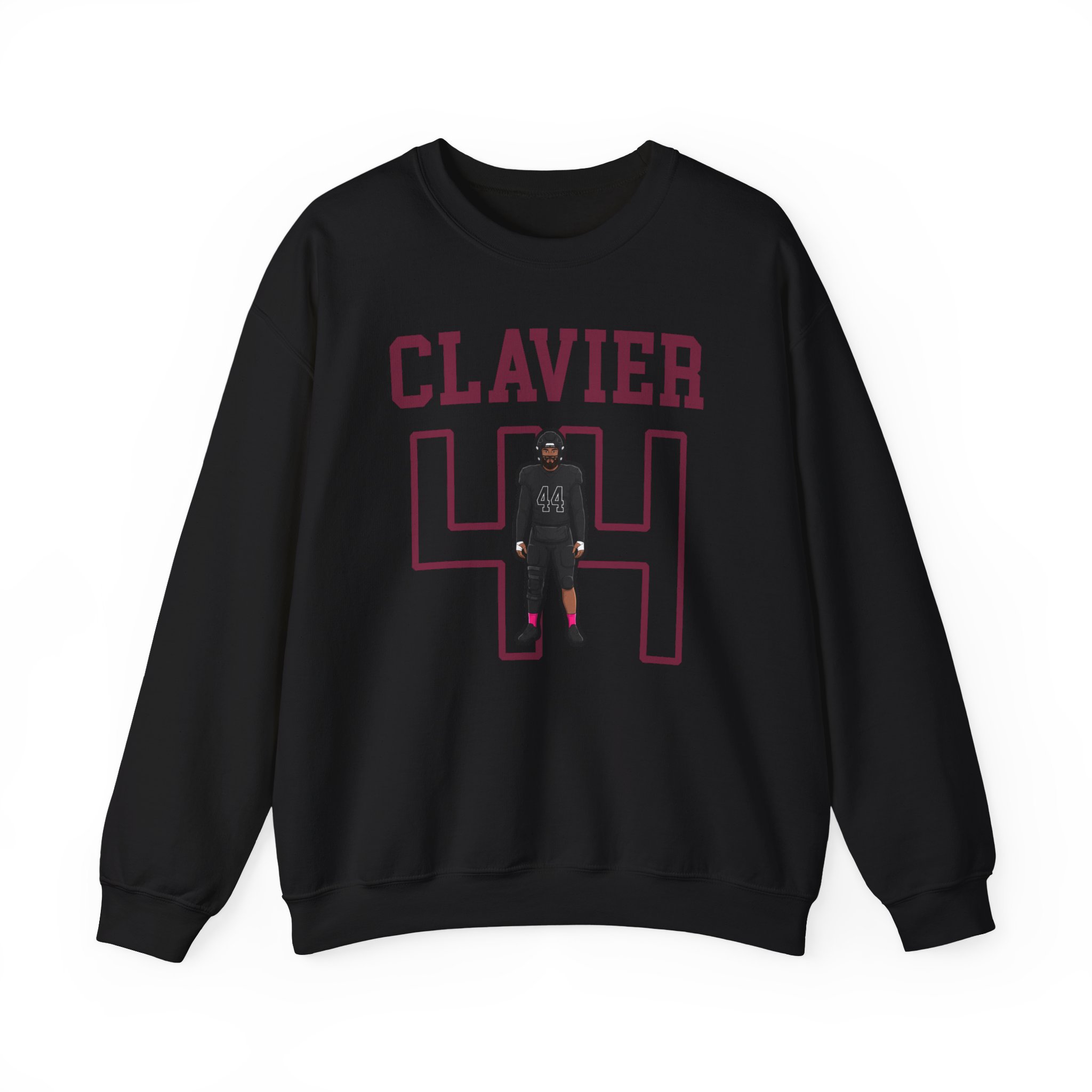 Crewneck Sweatshirt — character_shirsey in Black