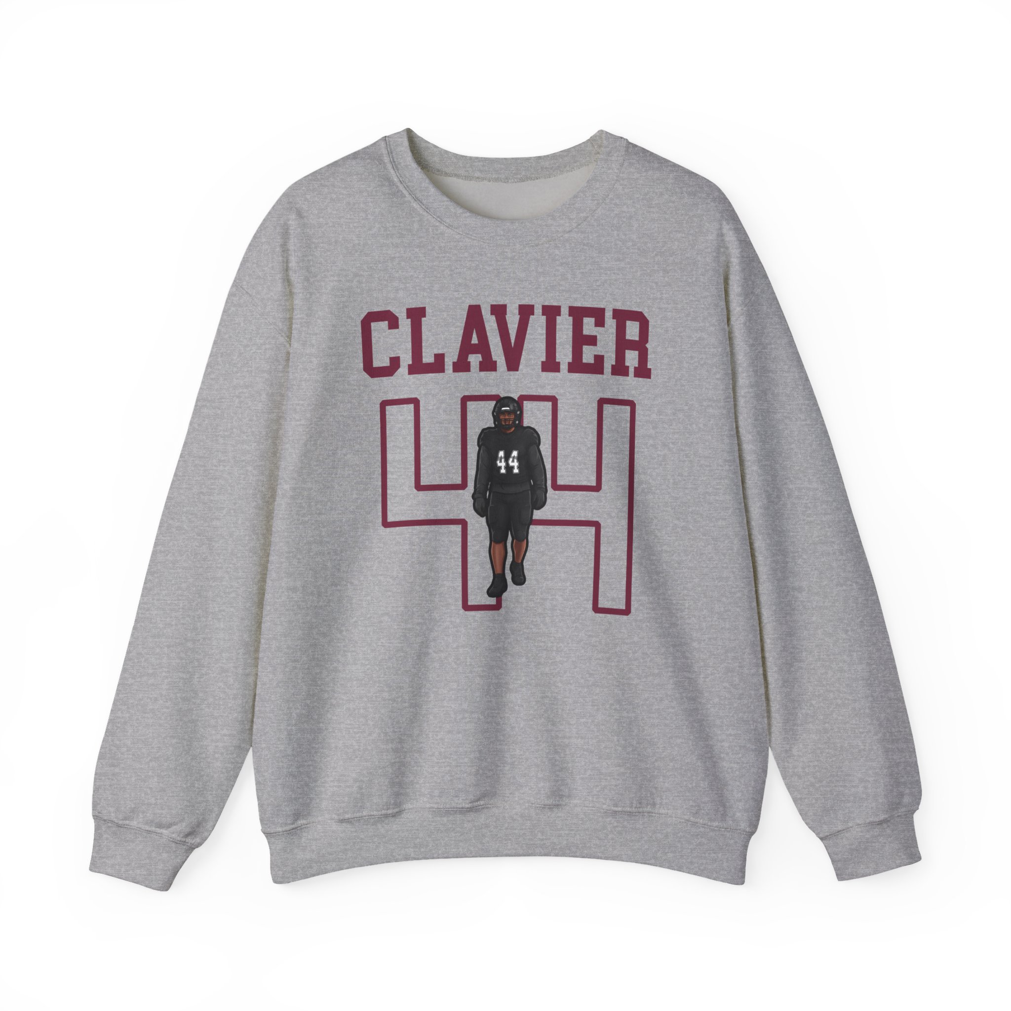 Crewneck Sweatshirt — character_shirsey in Grey