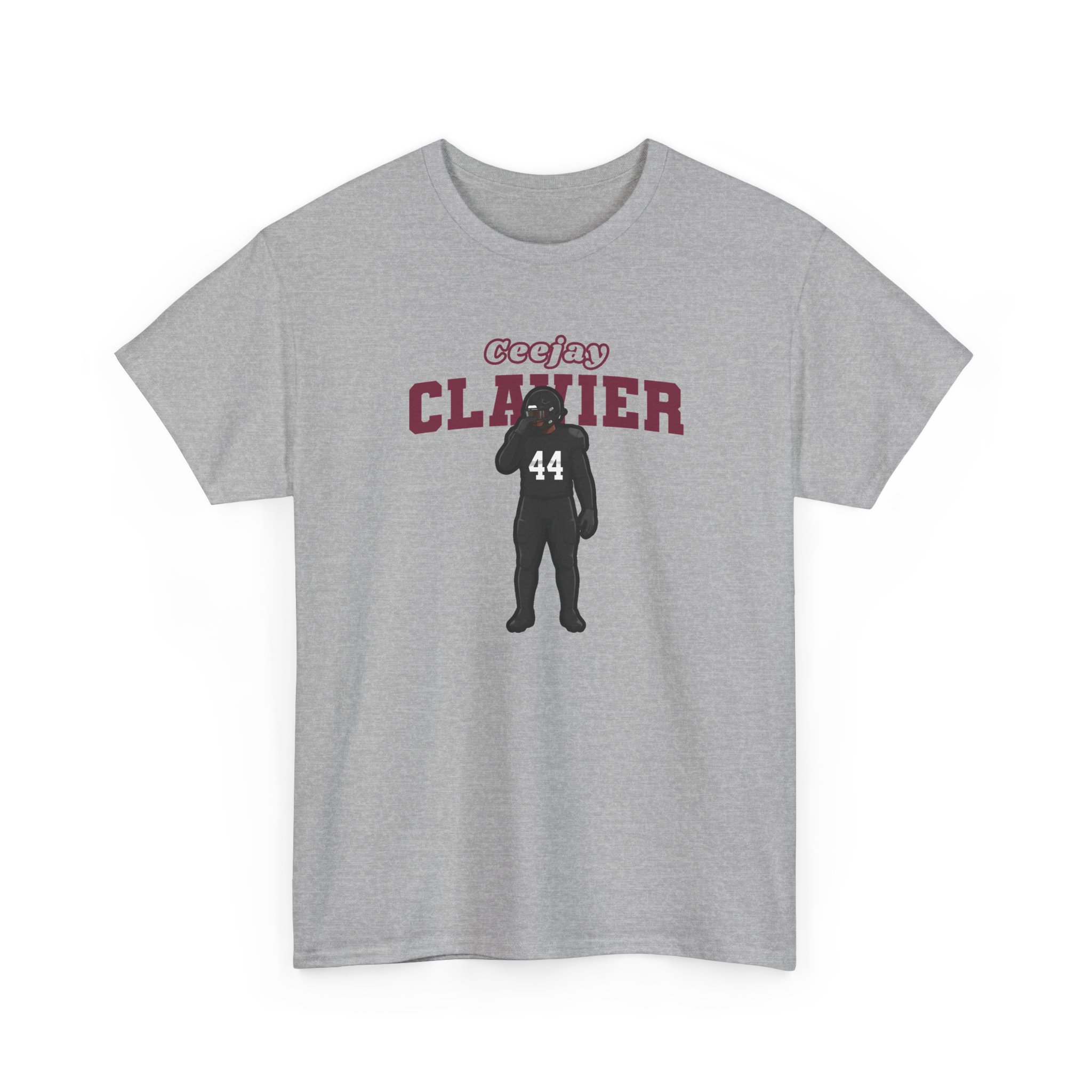 Tee — character_name_arch in Grey