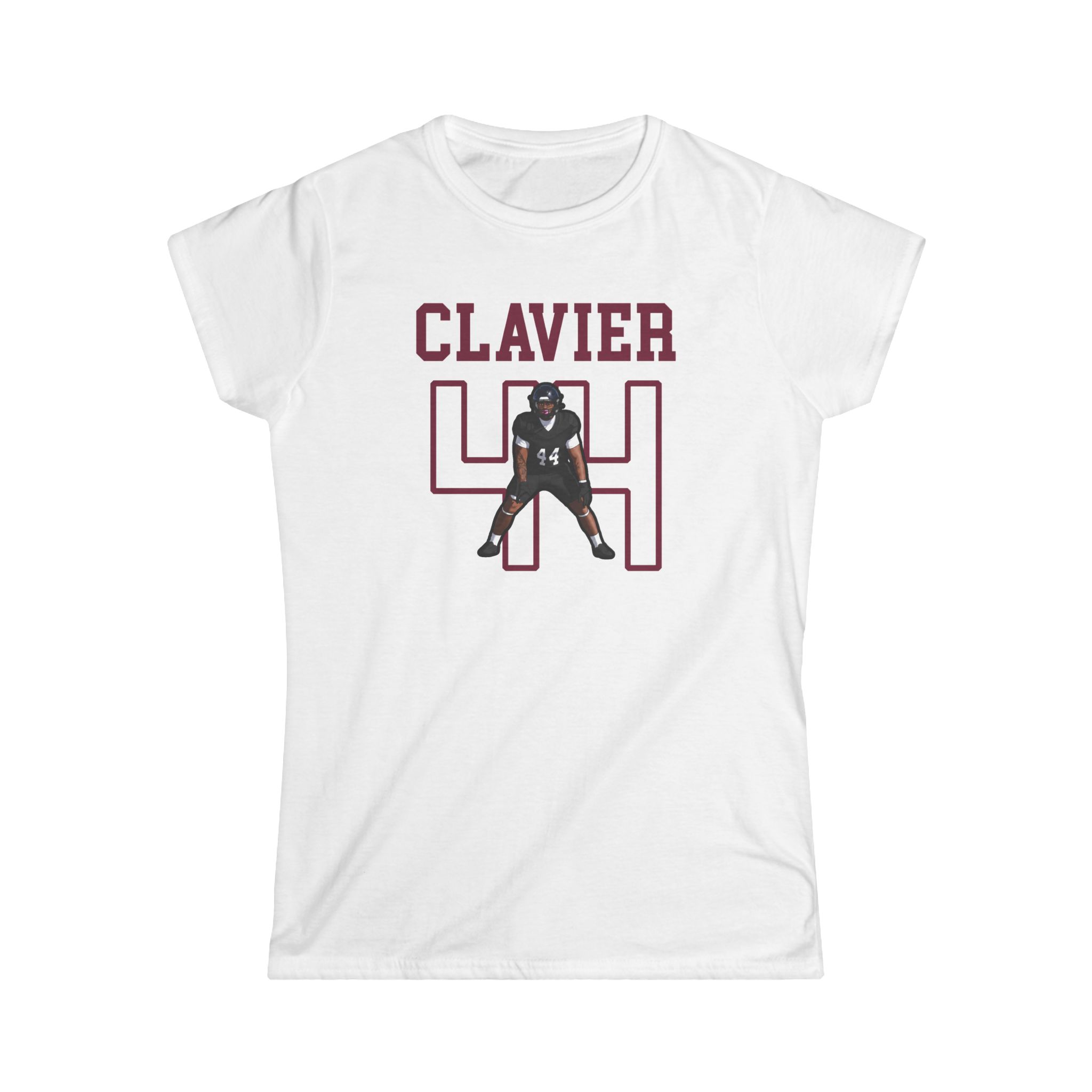 Women's Softstyle Tee — character_shirsey in White