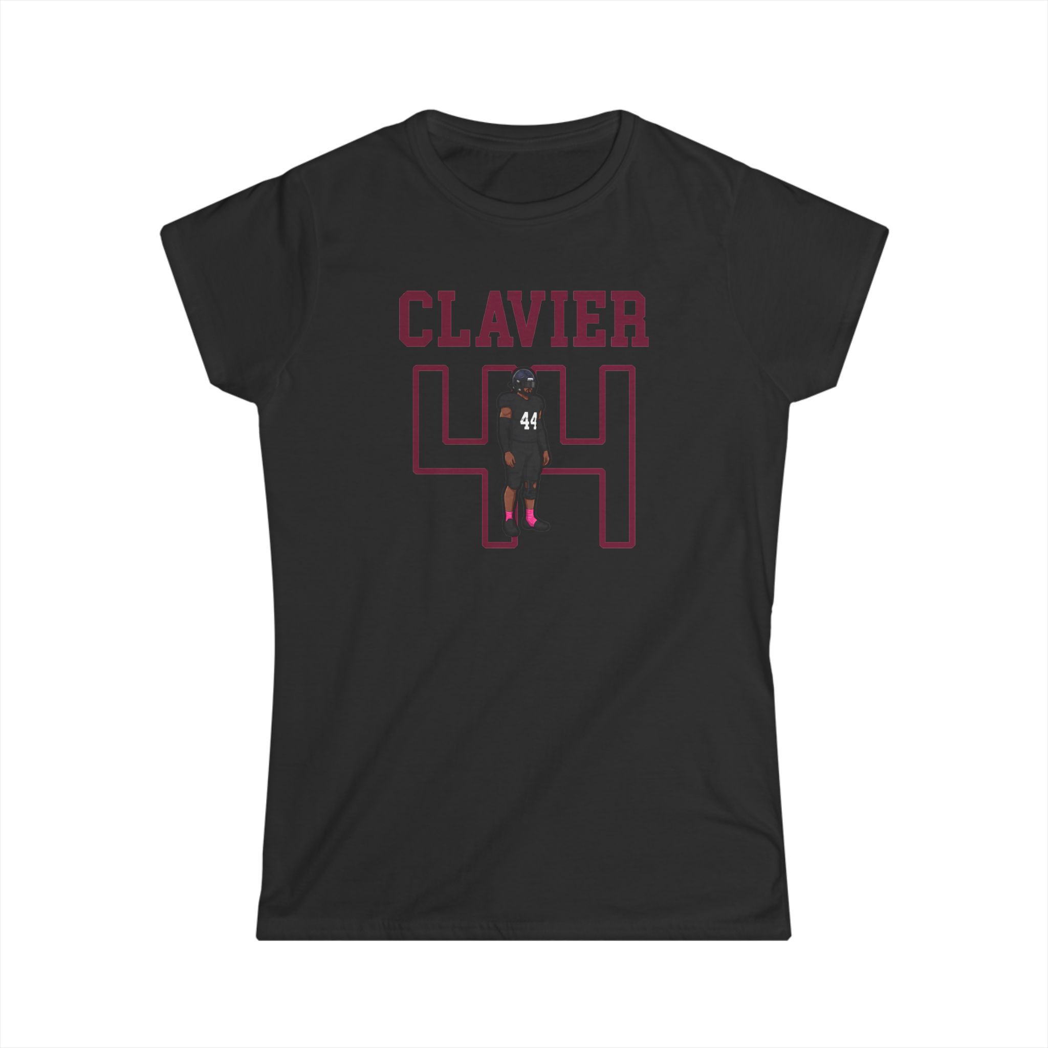 Women's Softstyle Tee — character_shirsey in Black