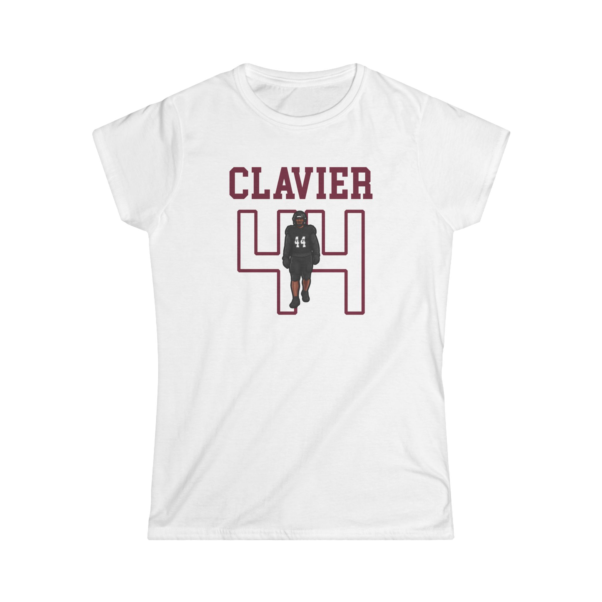 Women's Softstyle Tee — character_shirsey in White