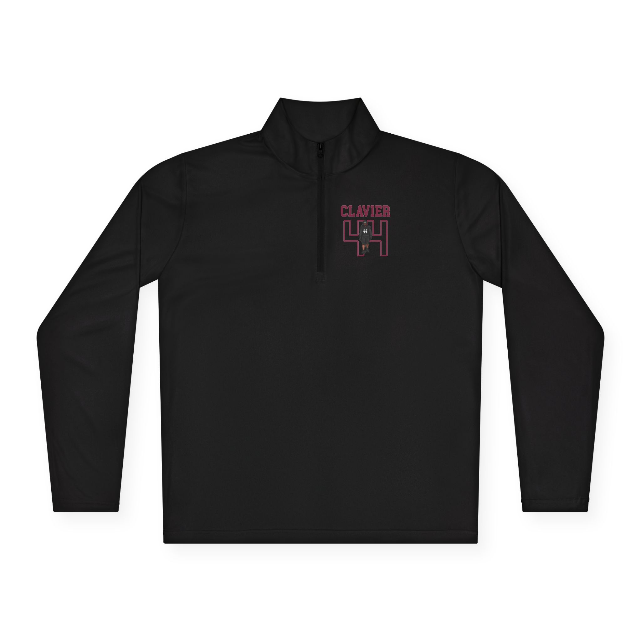 Q-Zip Pullover — character_shirsey in Black