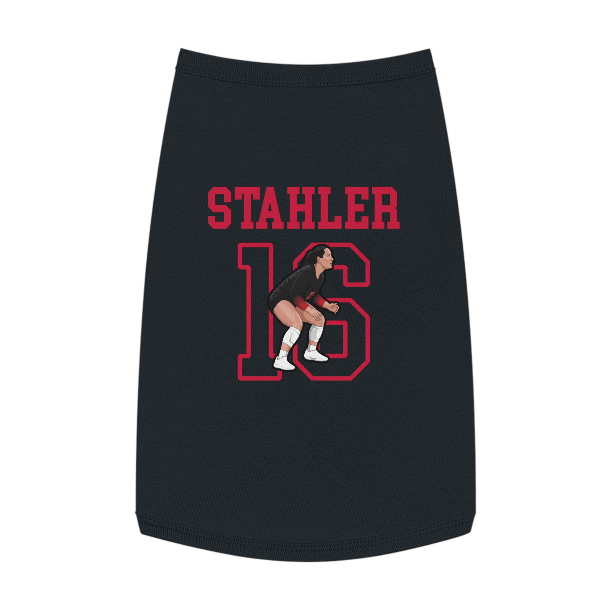 Pet Tank Top — character_shirsey in Black