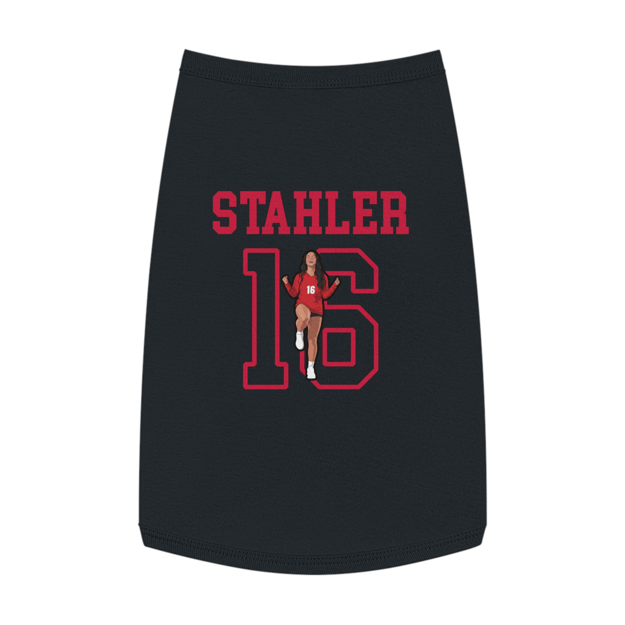 Pet Tank Top — character_shirsey in Black