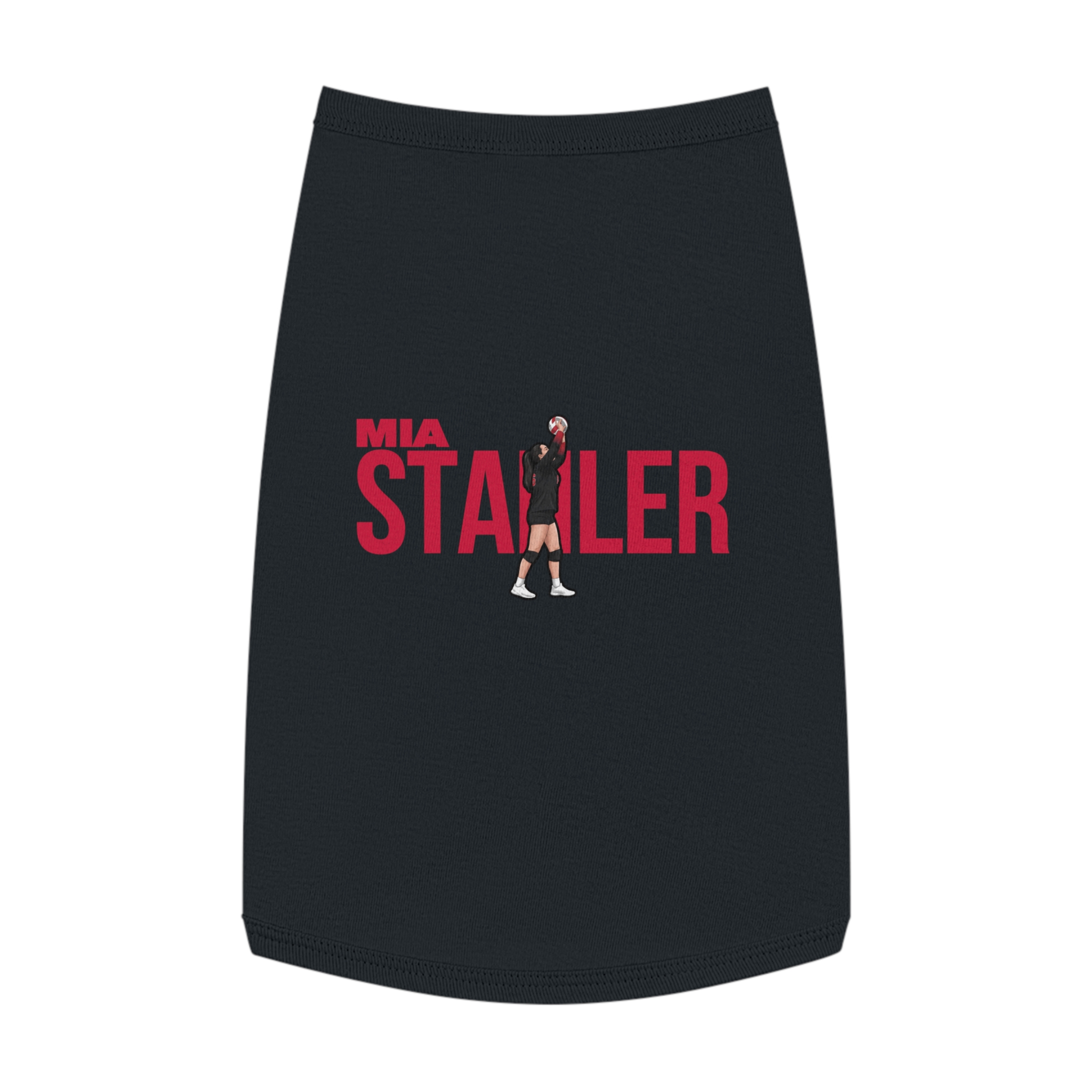 Pet Tank Top — character_player_name in White