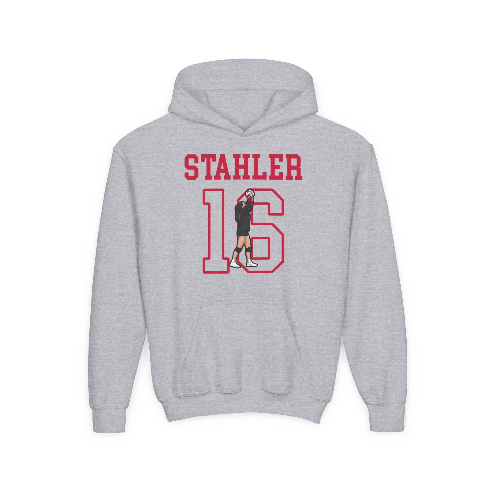 Youth Hoodie — character_shirsey in Grey