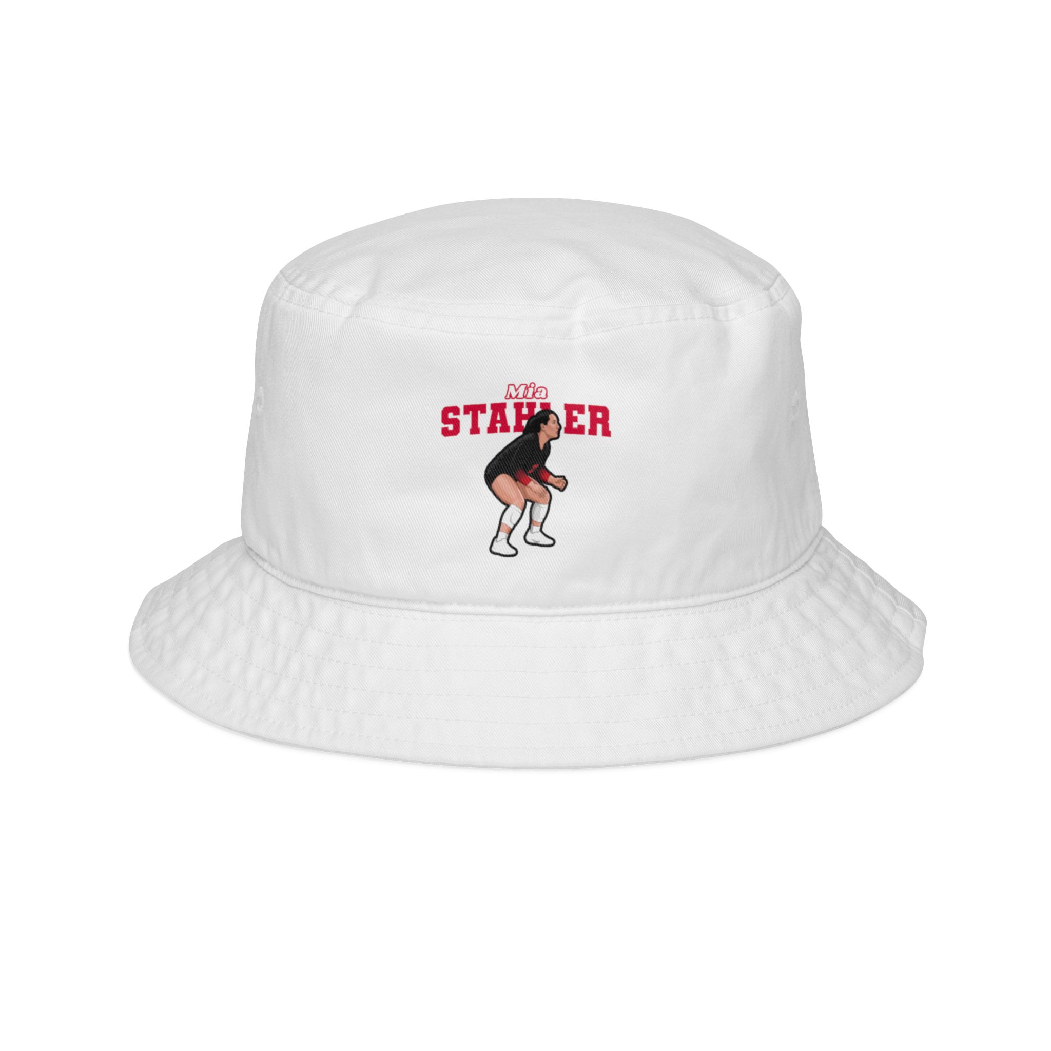 Bucket Hat — character_name_arch in White