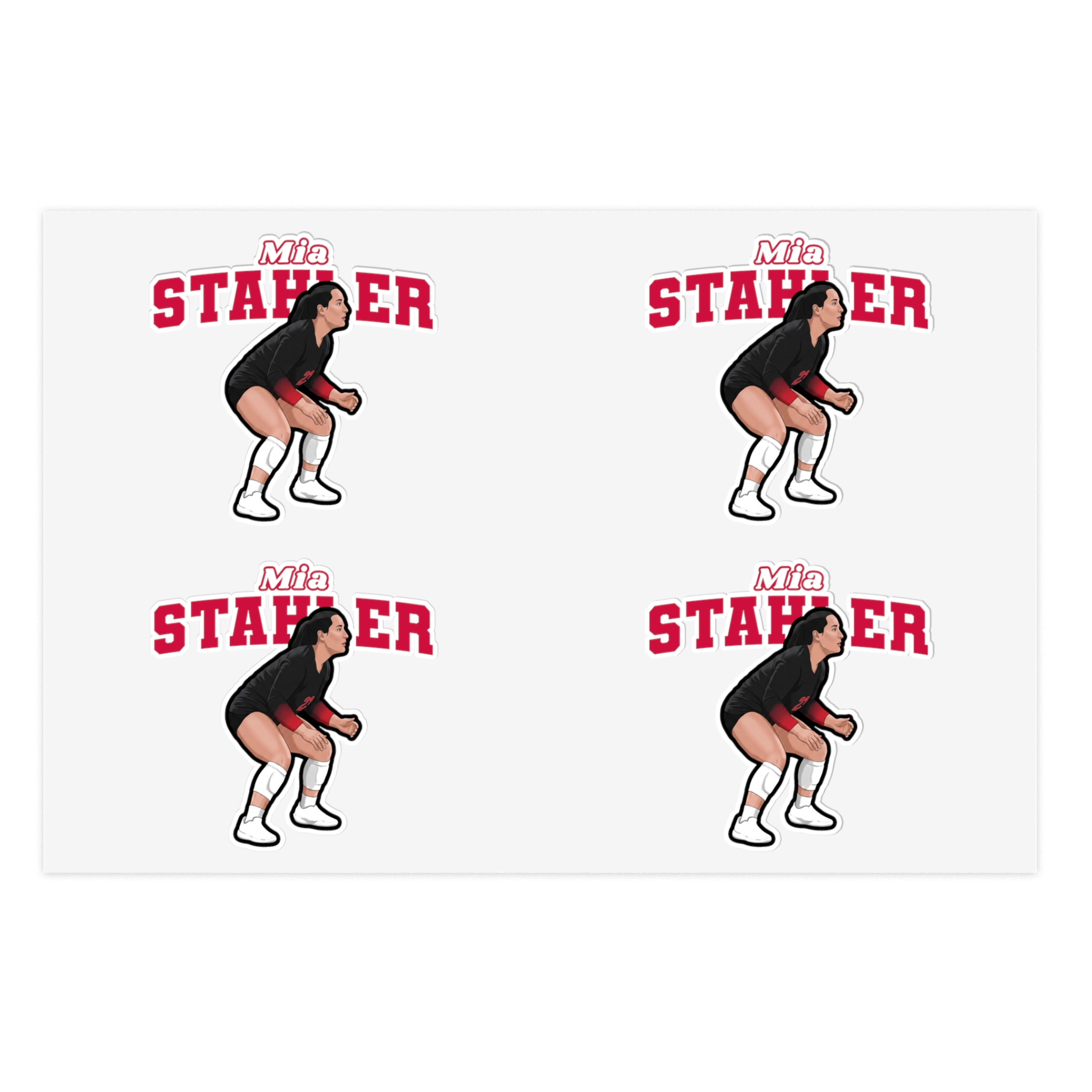 Sticker Sheet — character_name_arch in Classic