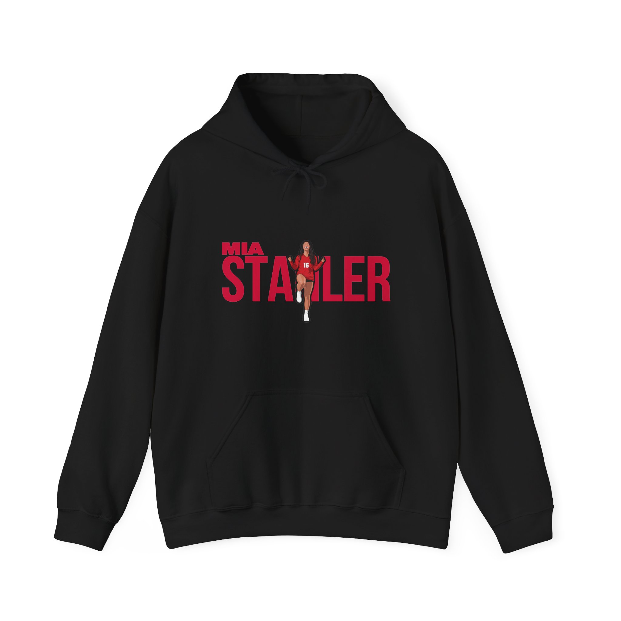 Hoodie — character_player_name in Black
