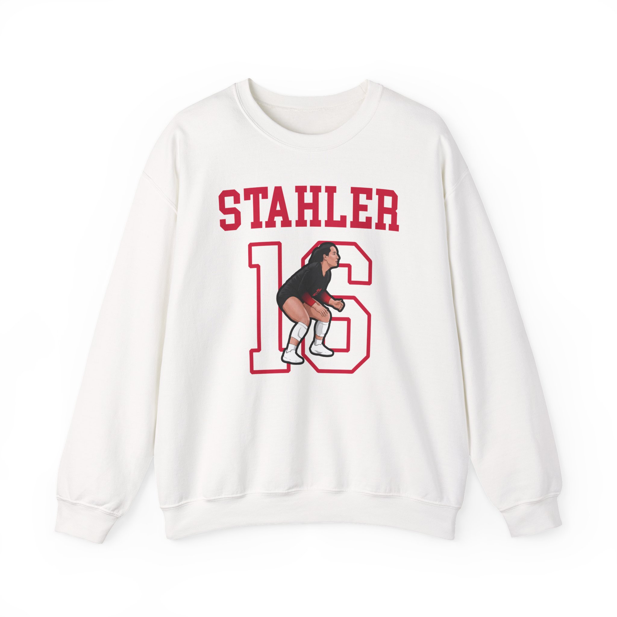 Crewneck Sweatshirt — character_shirsey in White