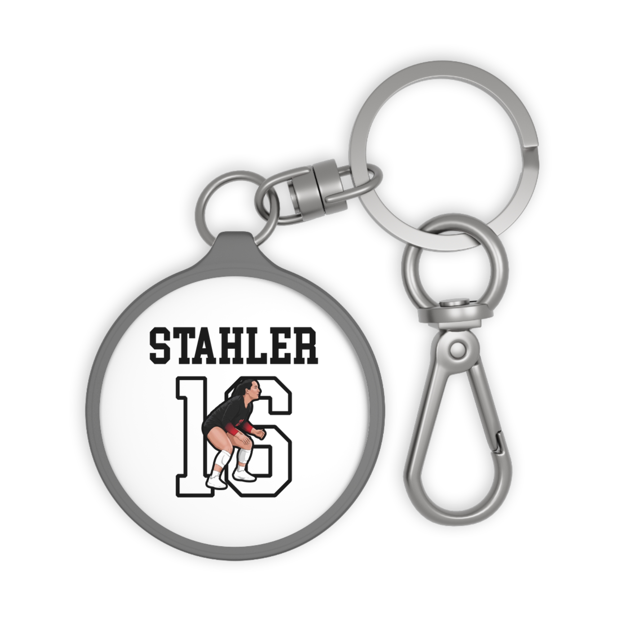 Keychain — character_shirsey in Grey