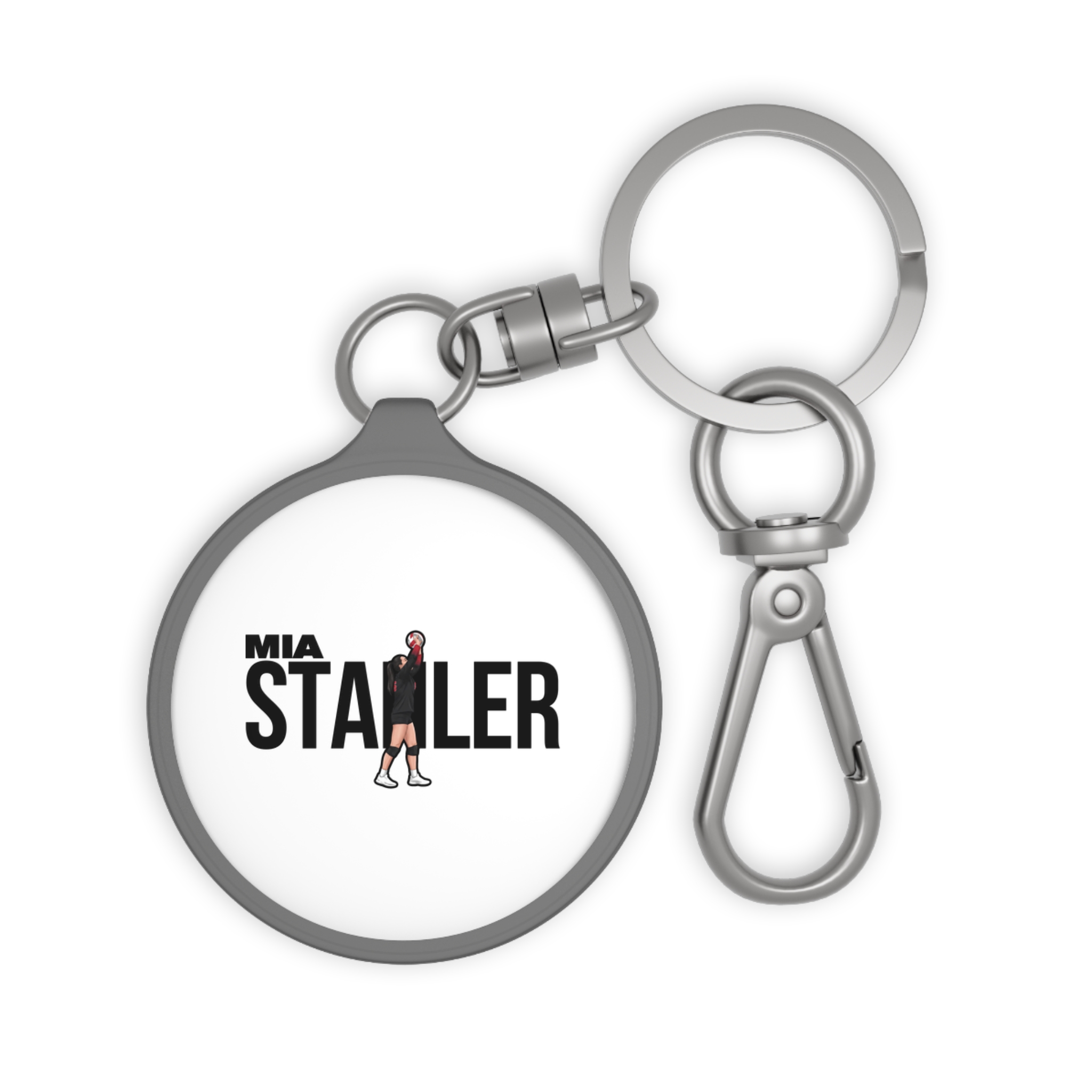 Keychain — character_player_name in Grey