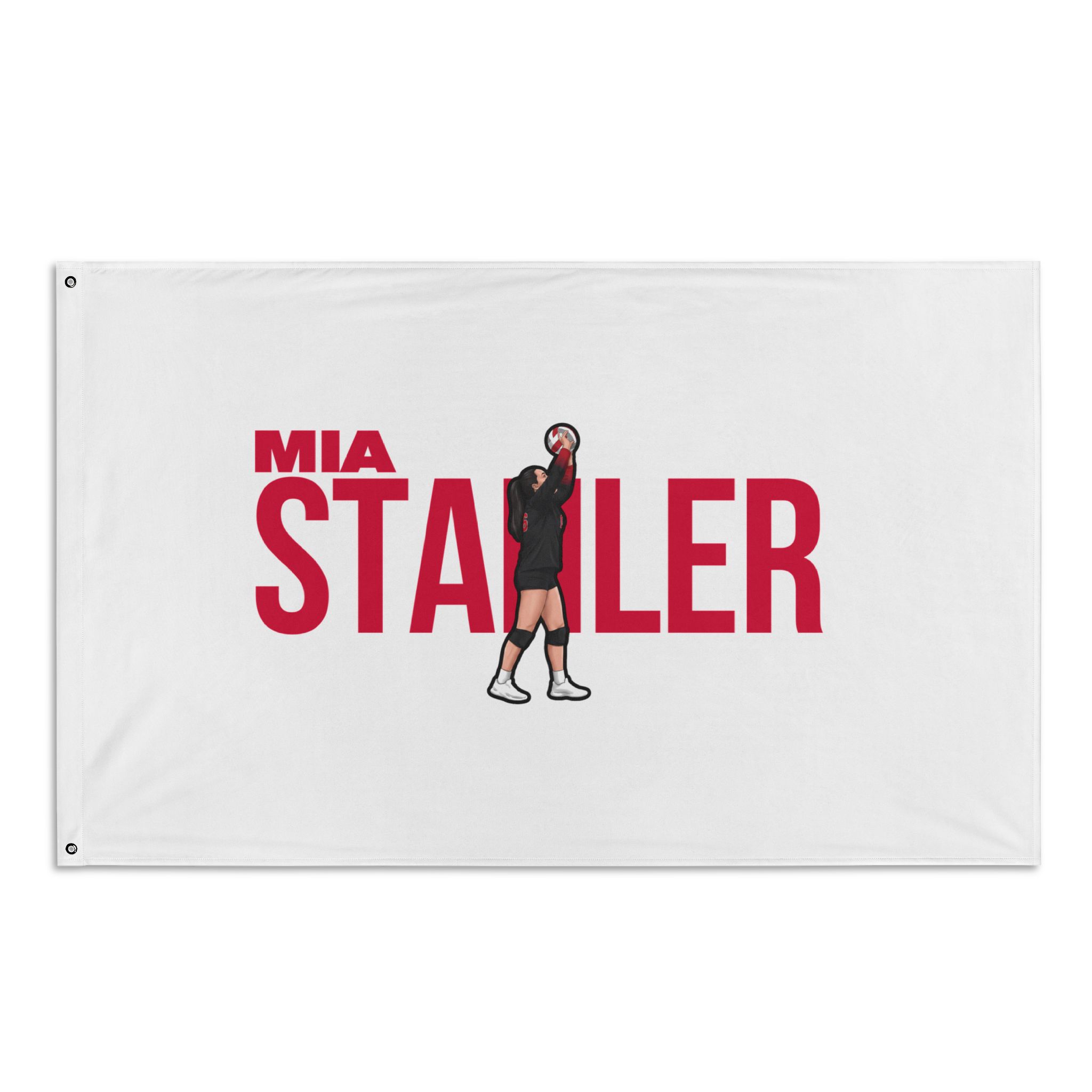 Flag (35 × 56 in) — character_player_name in Classic
