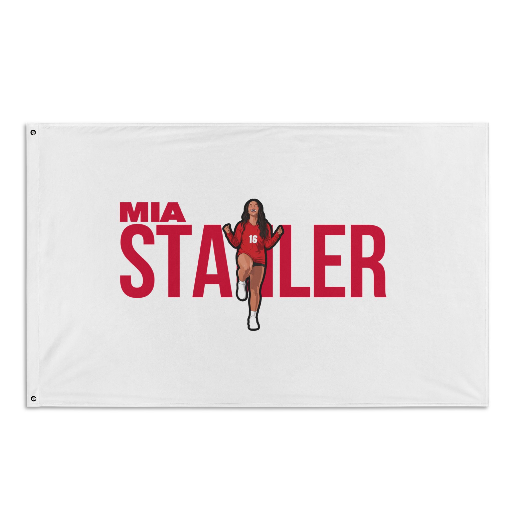 Flag (35 × 56 in) — character_player_name in Classic