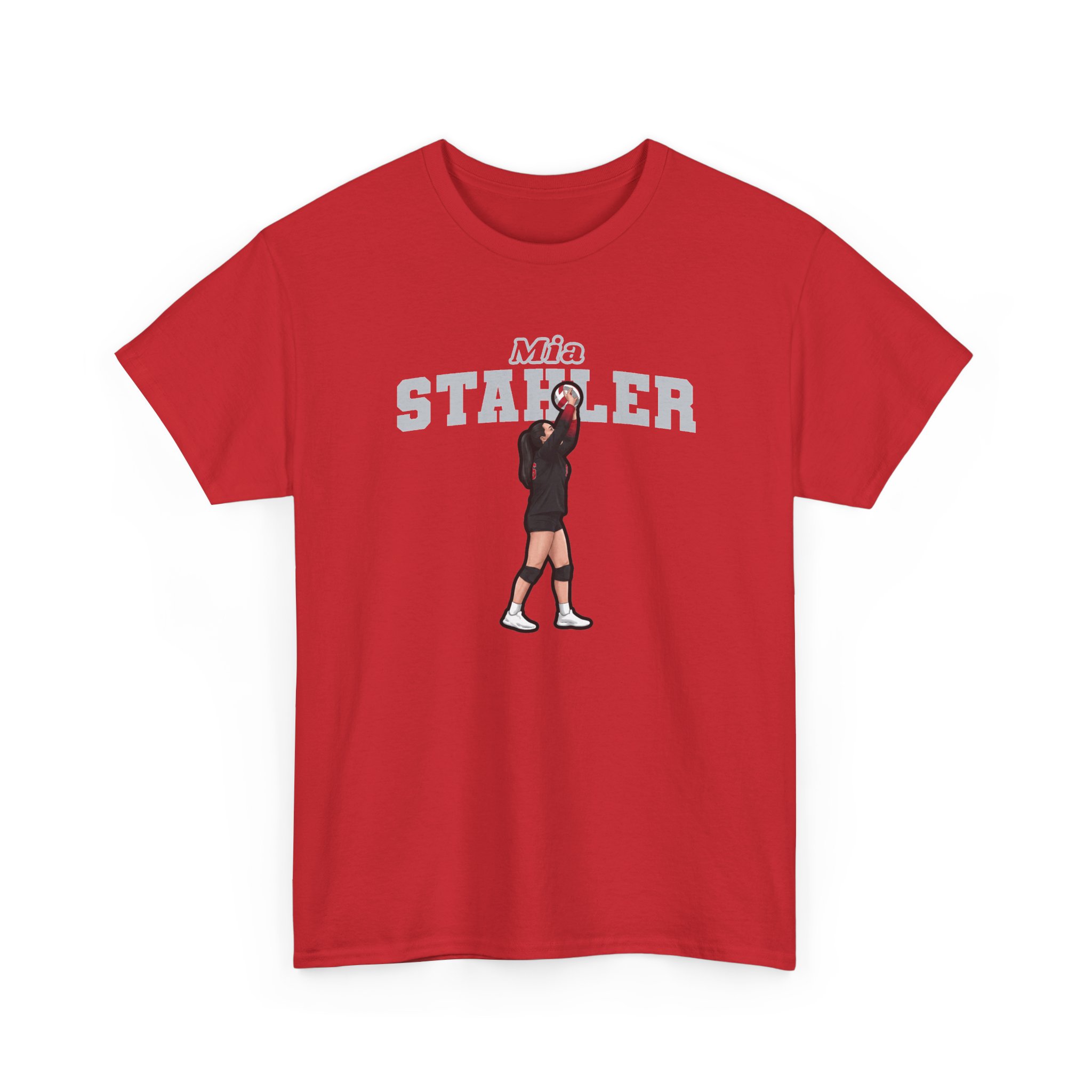 Tee — character_name_arch in Red