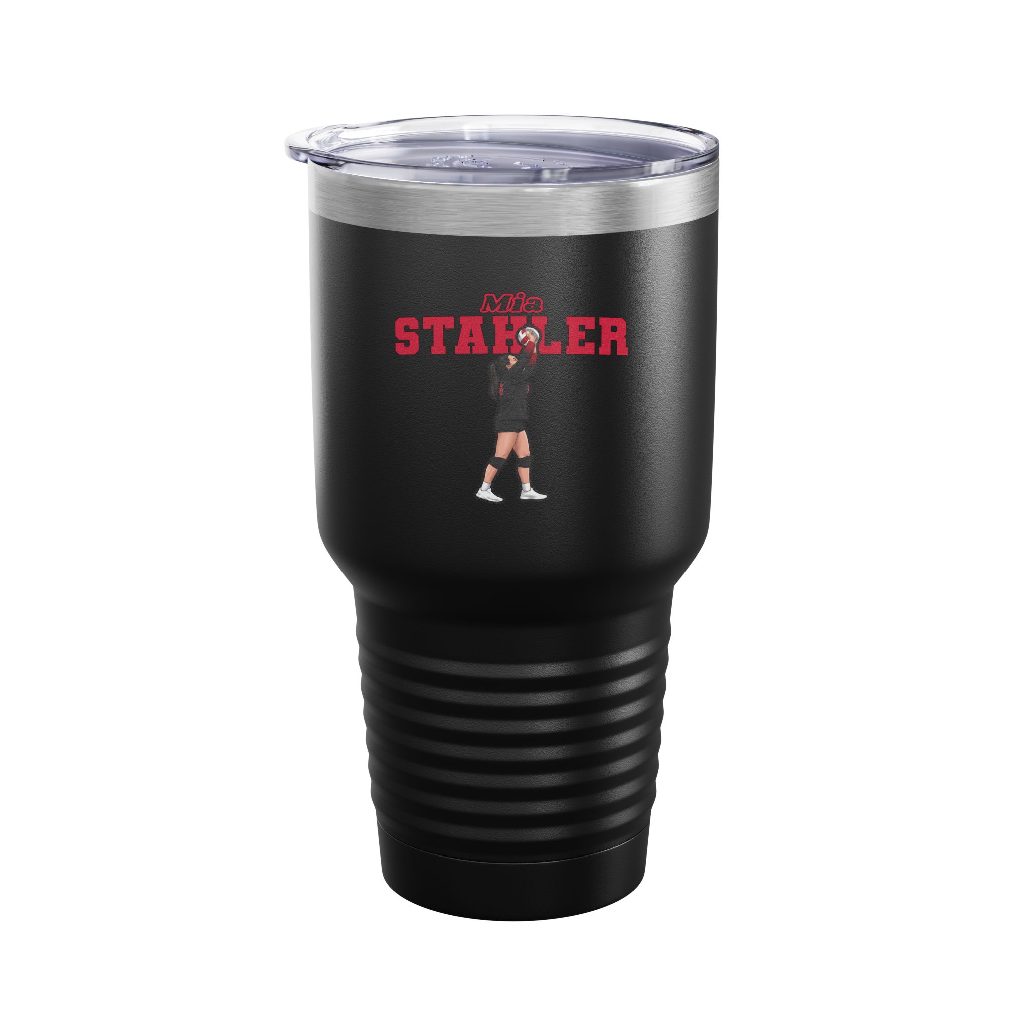 30oz Tumbler — character_name_arch in Black