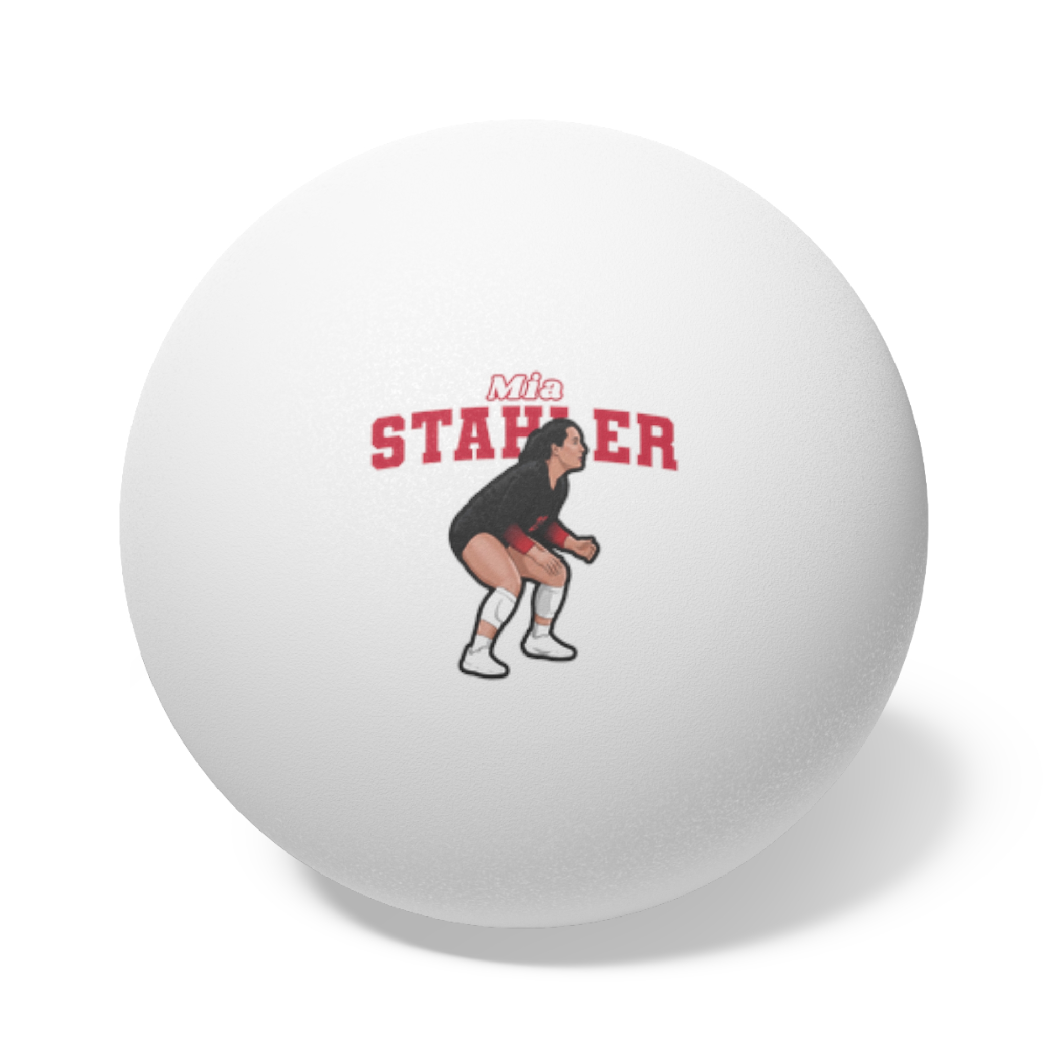 Ping Pong Balls, 6 pcs — character_name_arch in White