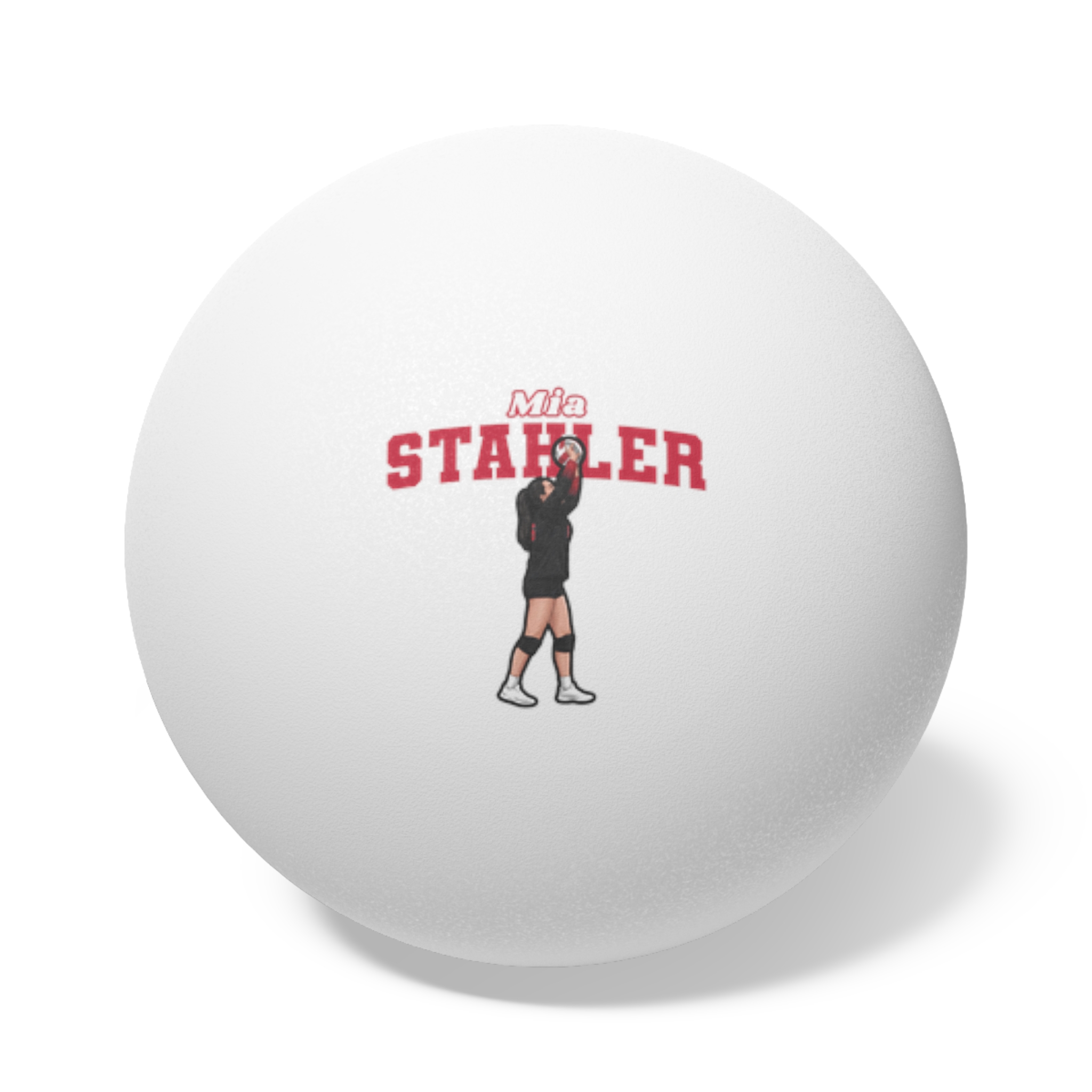 Ping Pong Balls, 6 pcs — character_name_arch in White