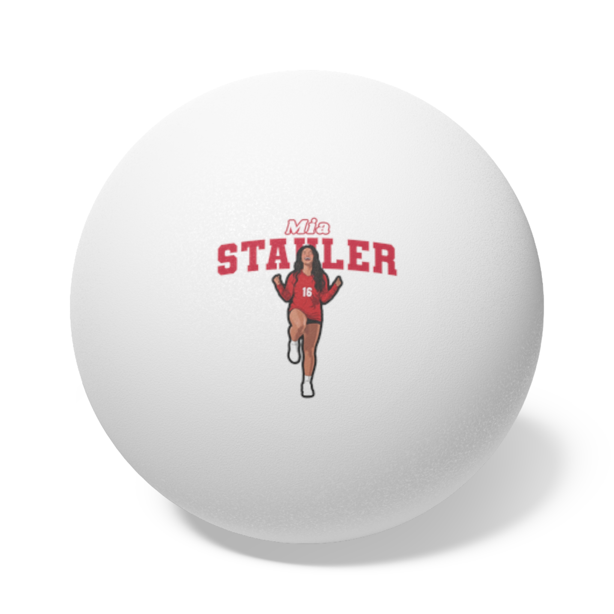 Ping Pong Balls, 6 pcs — character_name_arch in White