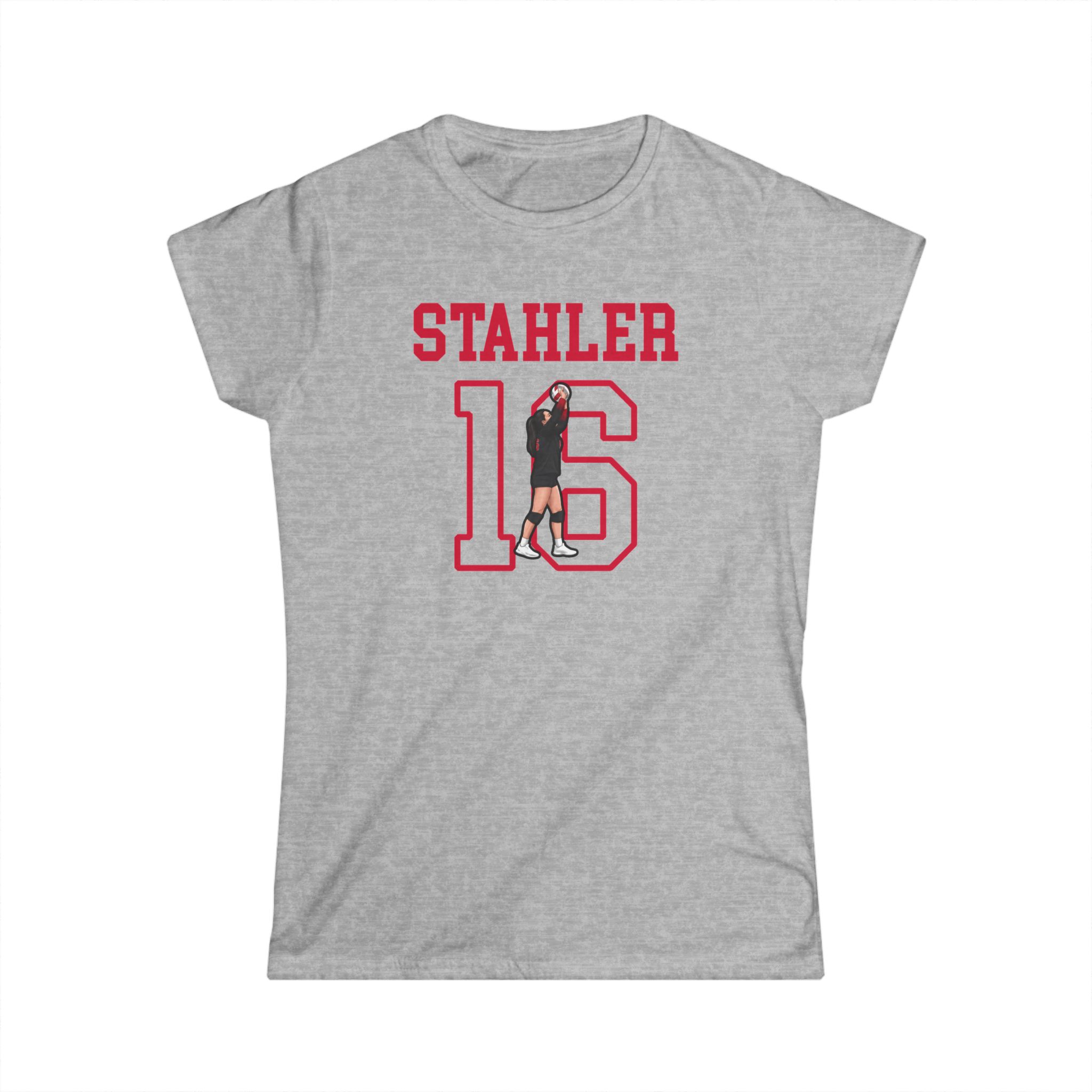 Women's Softstyle Tee — character_shirsey in Grey
