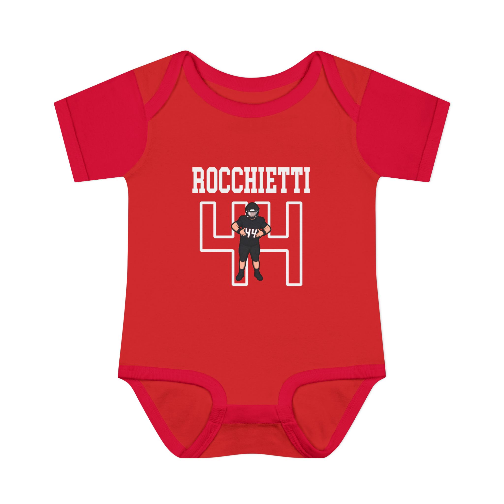 Baby Onesie — character_shirsey in Red