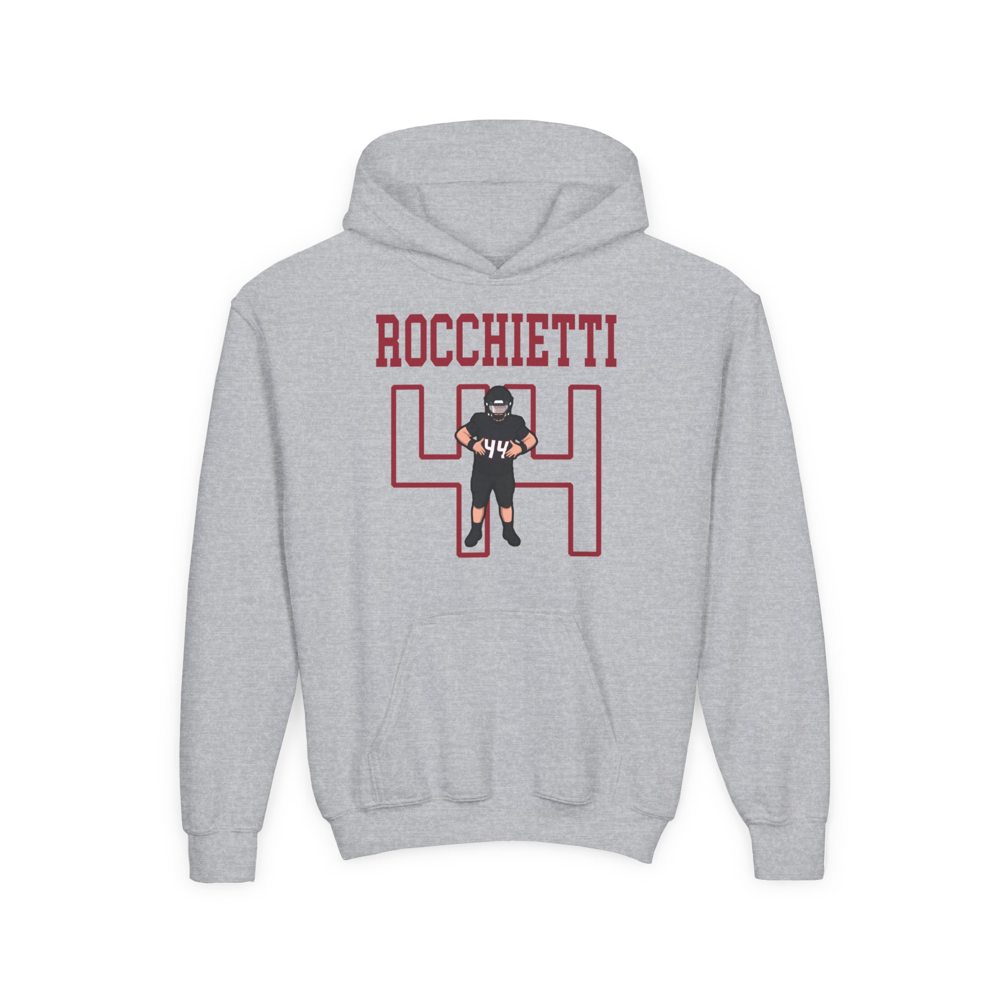 Youth Hoodie — character_shirsey in Grey