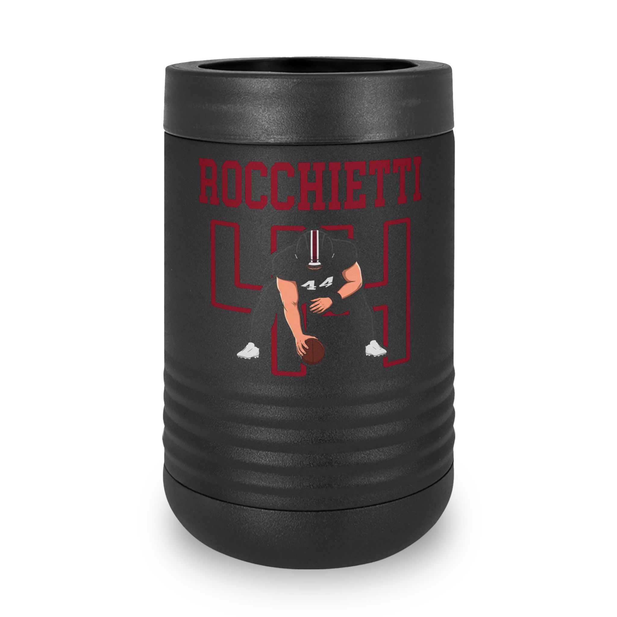 Stainless Can Cooler — character_shirsey in Black