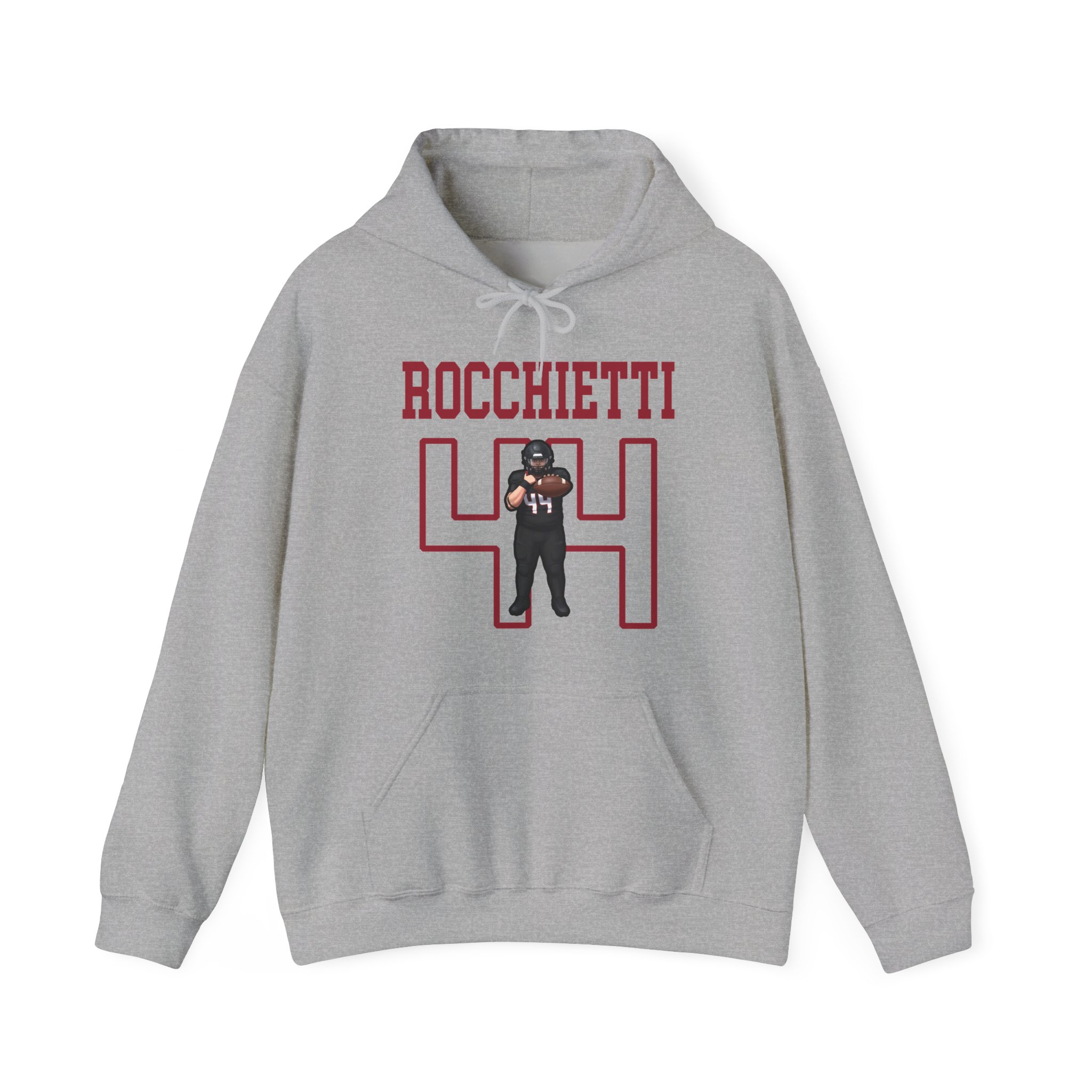 Hoodie — character_shirsey in Grey