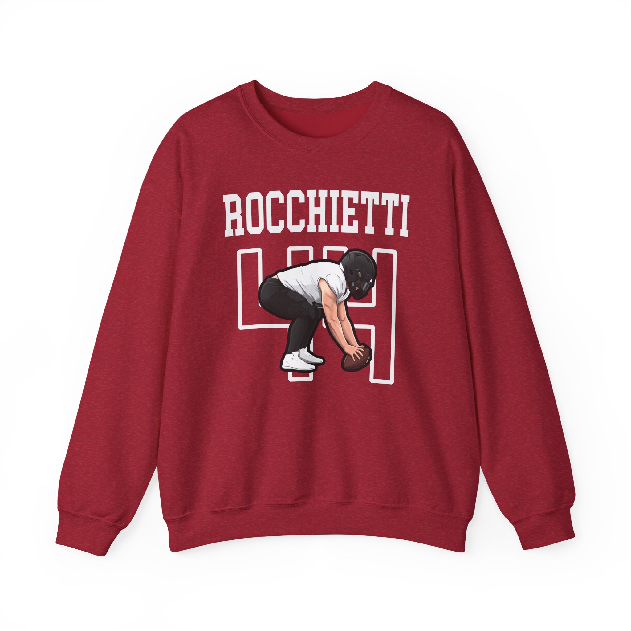 Crewneck Sweatshirt — character_shirsey in Red