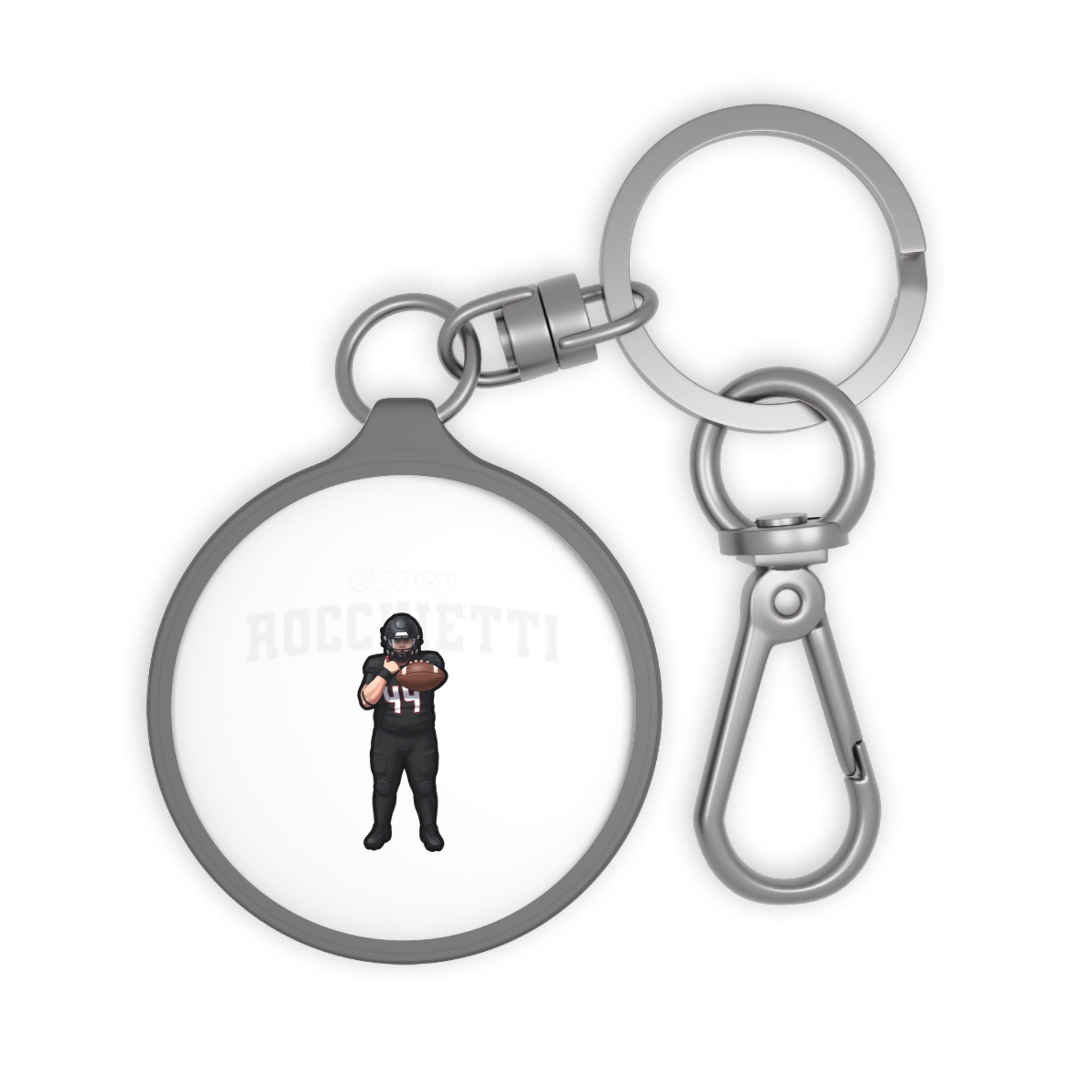 Keychain — character_name_arch in Grey