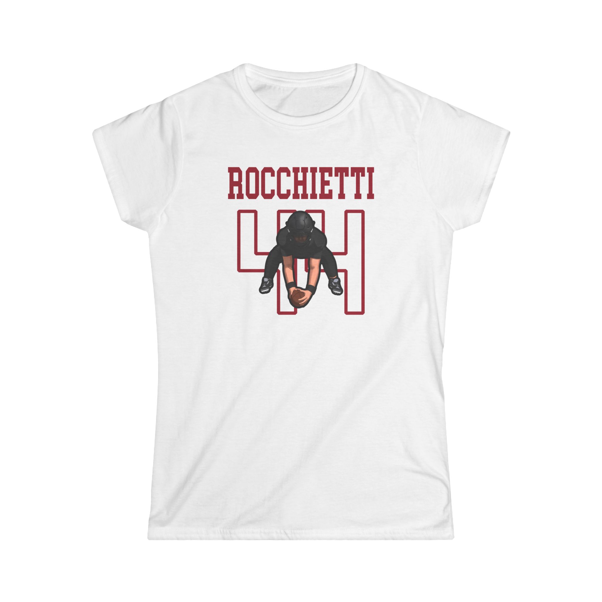 Women's Softstyle Tee — character_shirsey in White
