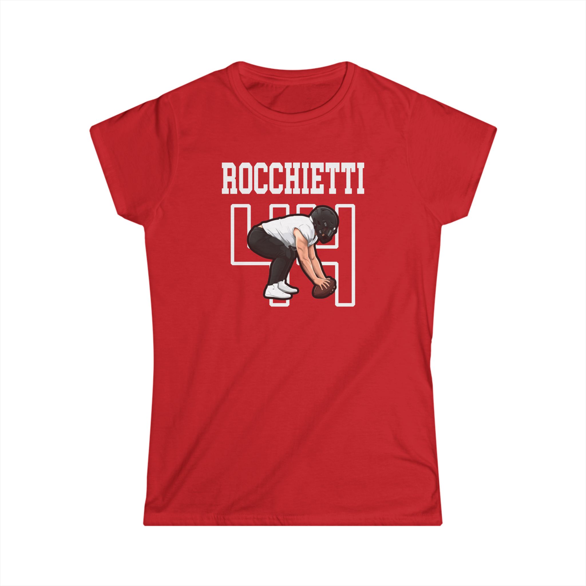 Women's Softstyle Tee — character_shirsey in Red