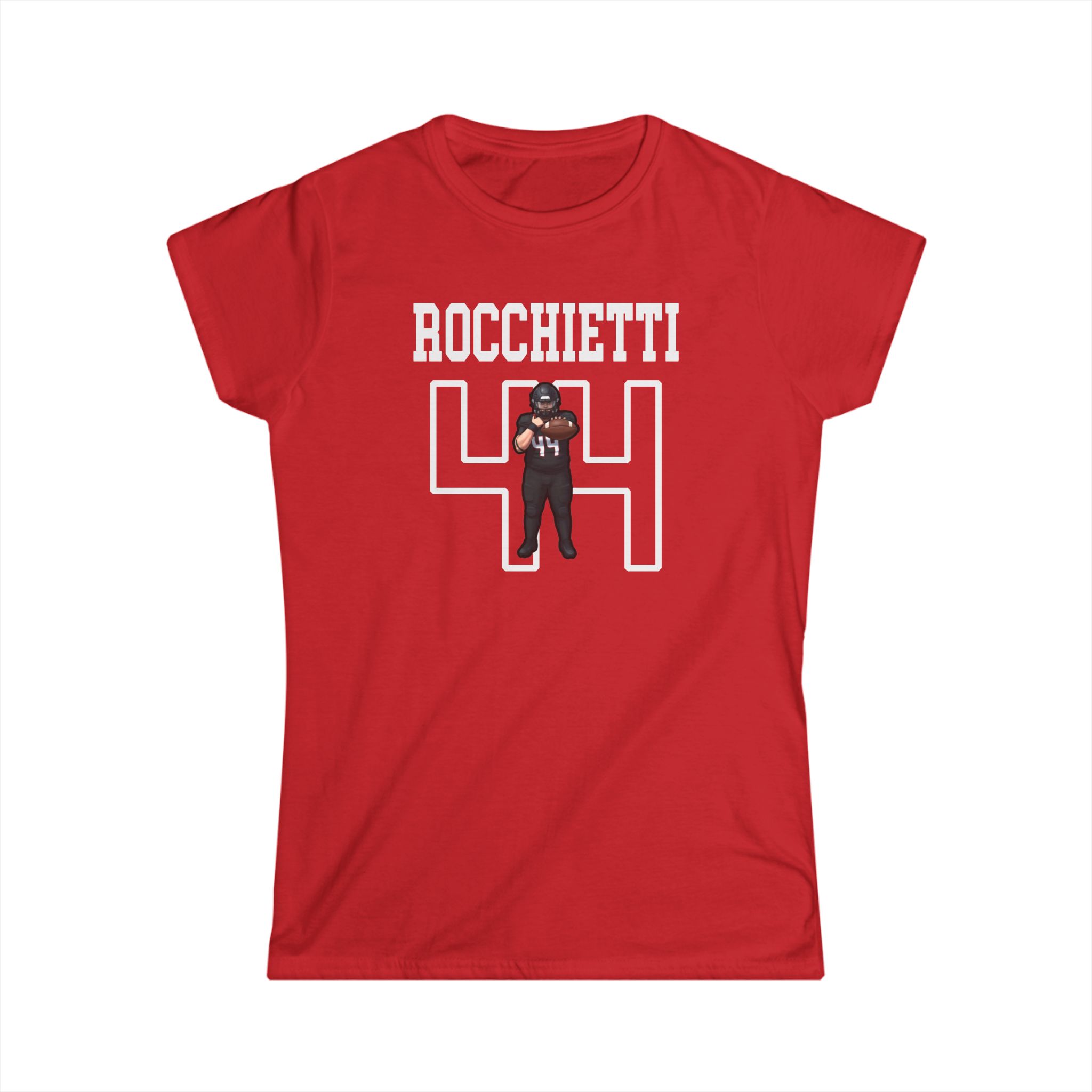 Women's Softstyle Tee — character_shirsey in Red