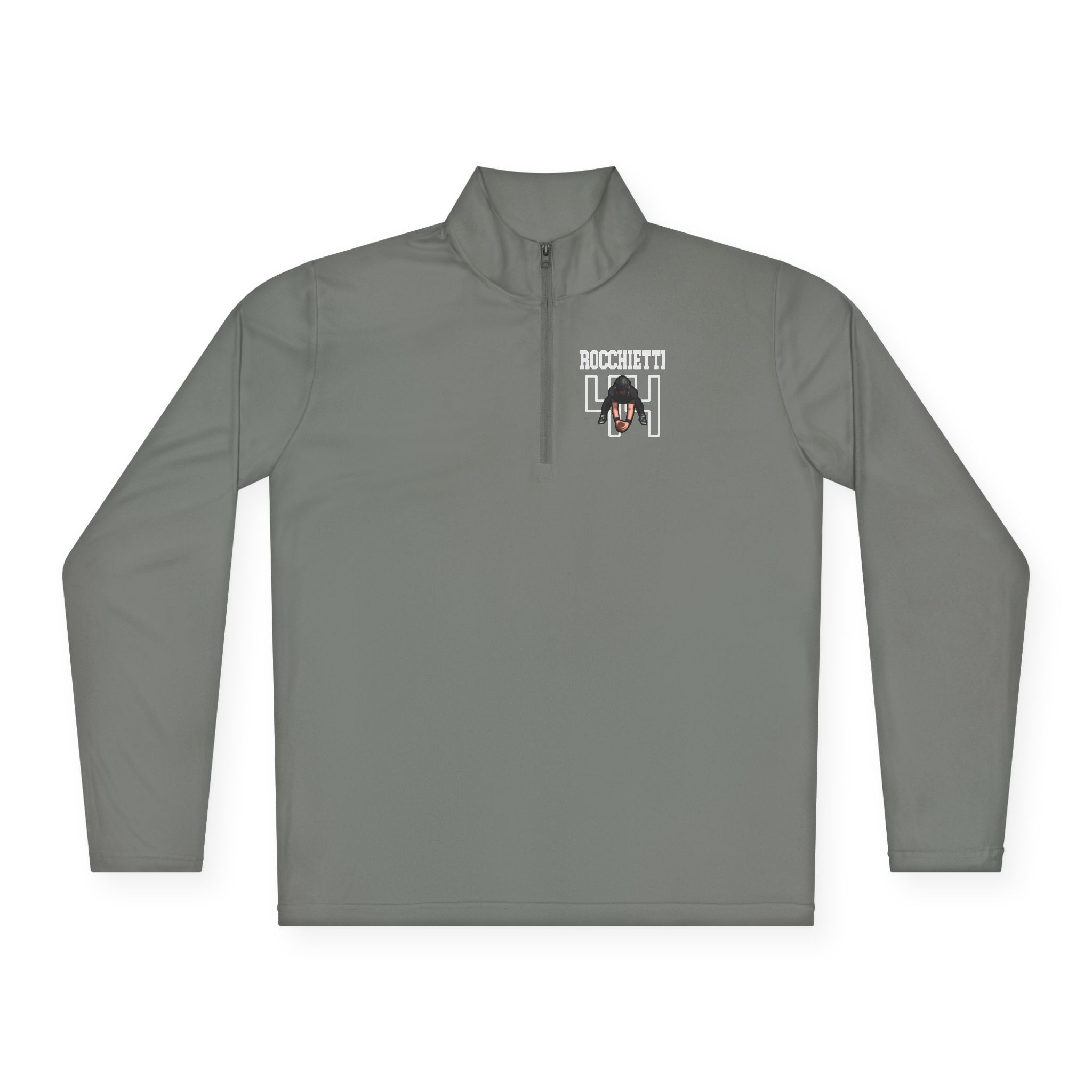 Q-Zip Pullover — character_shirsey in Grey