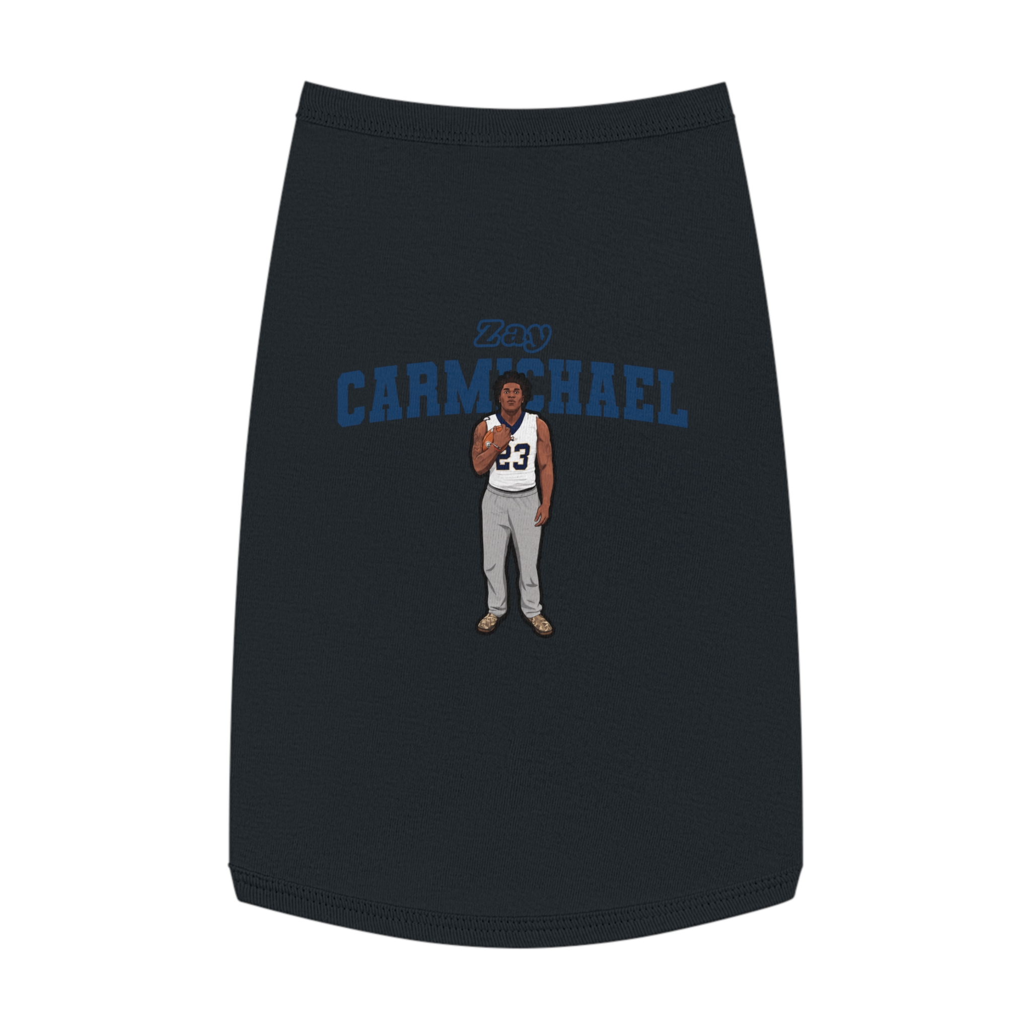 Pet Tank Top — character_name_arch in White