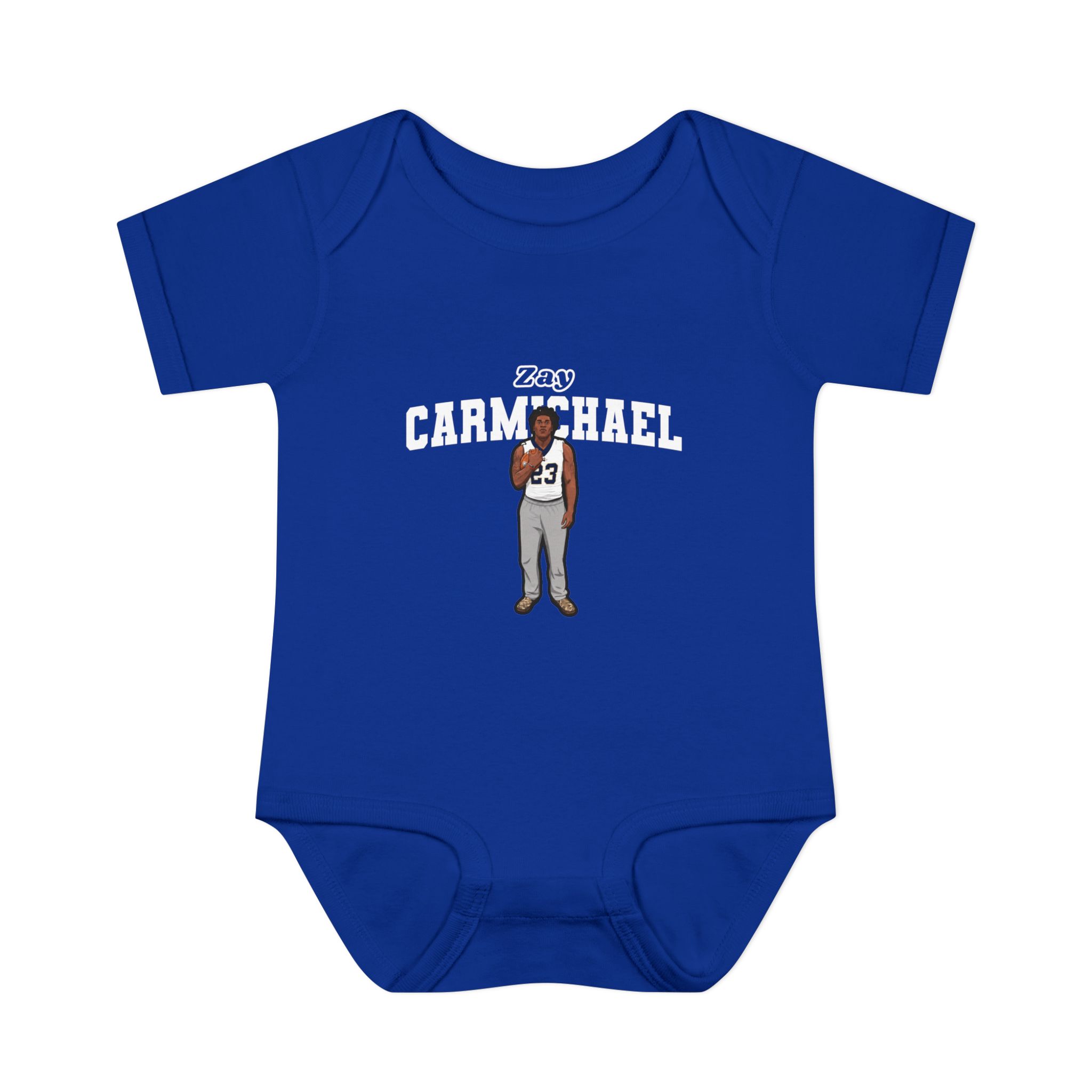 Baby Onesie — character_name_arch in Royal