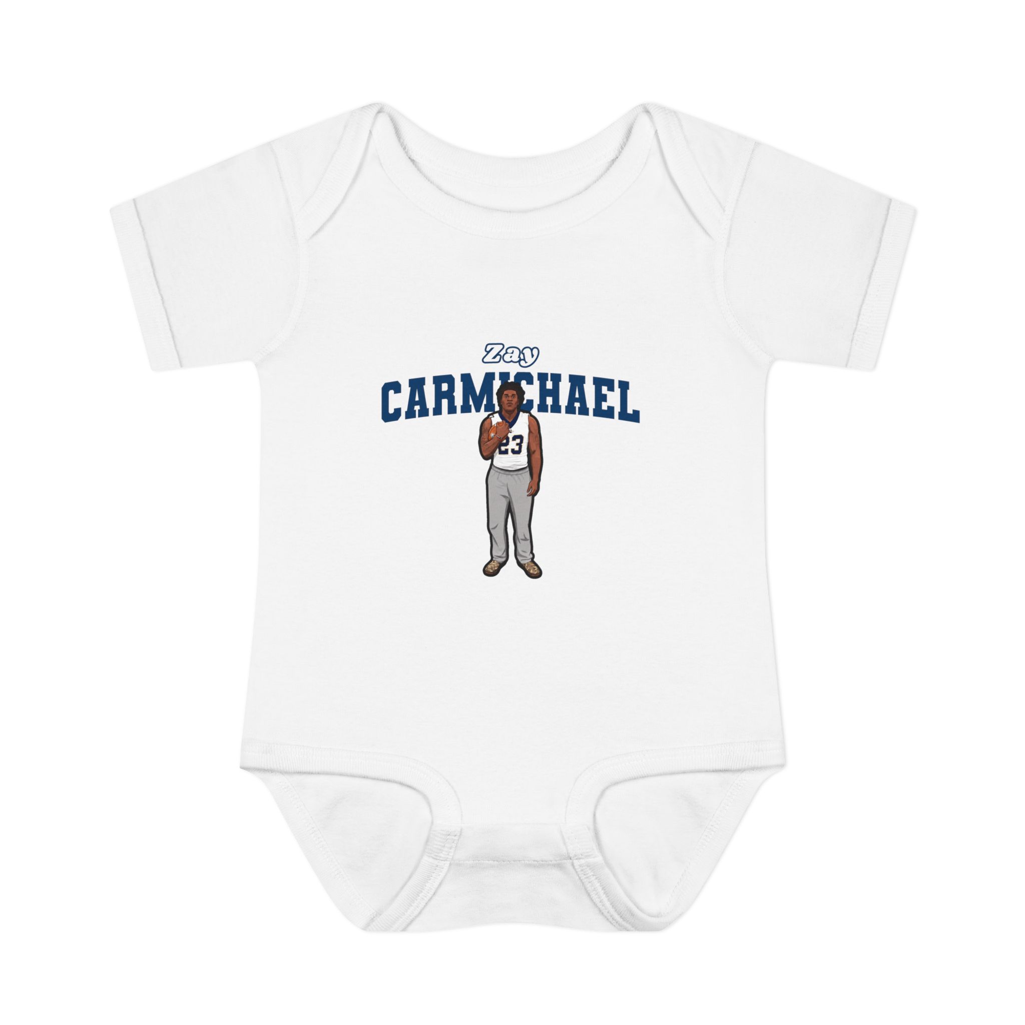 Baby Onesie — character_name_arch in White