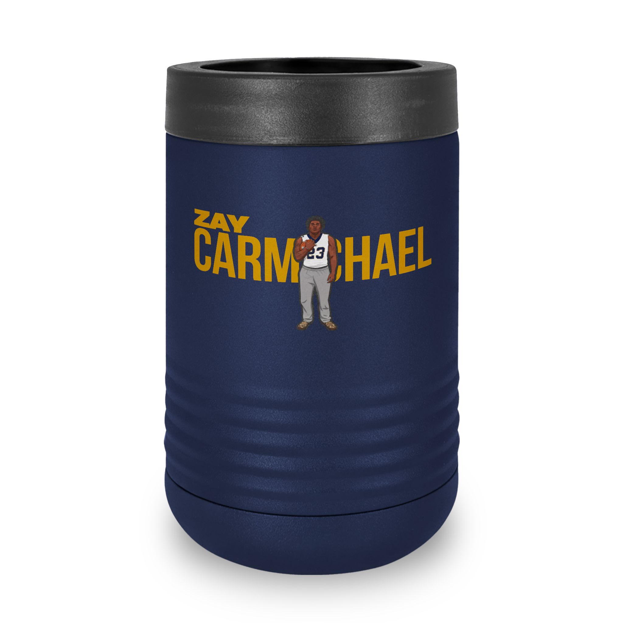 Stainless Can Cooler — character_player_name in Navy