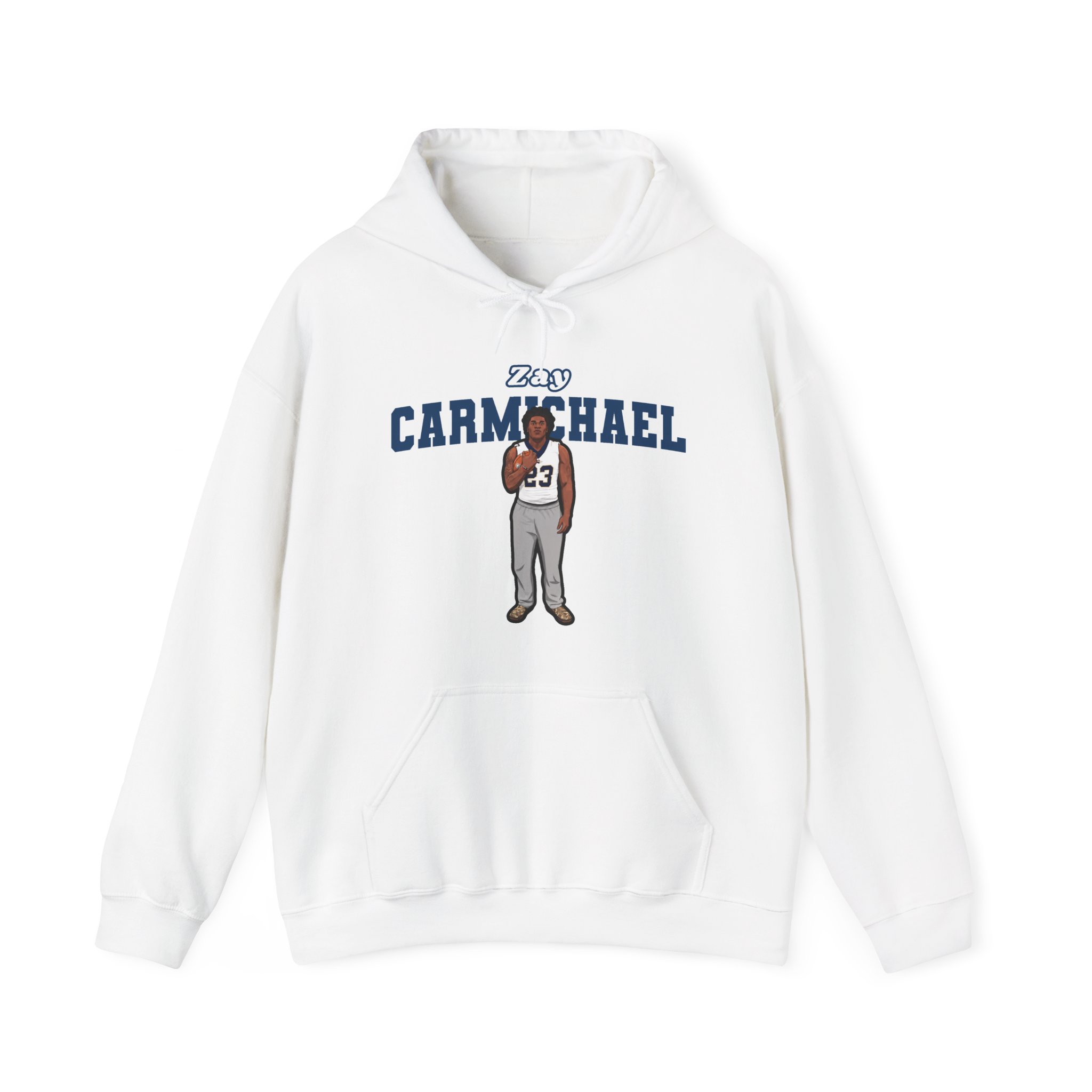 Hoodie — character_name_arch in White