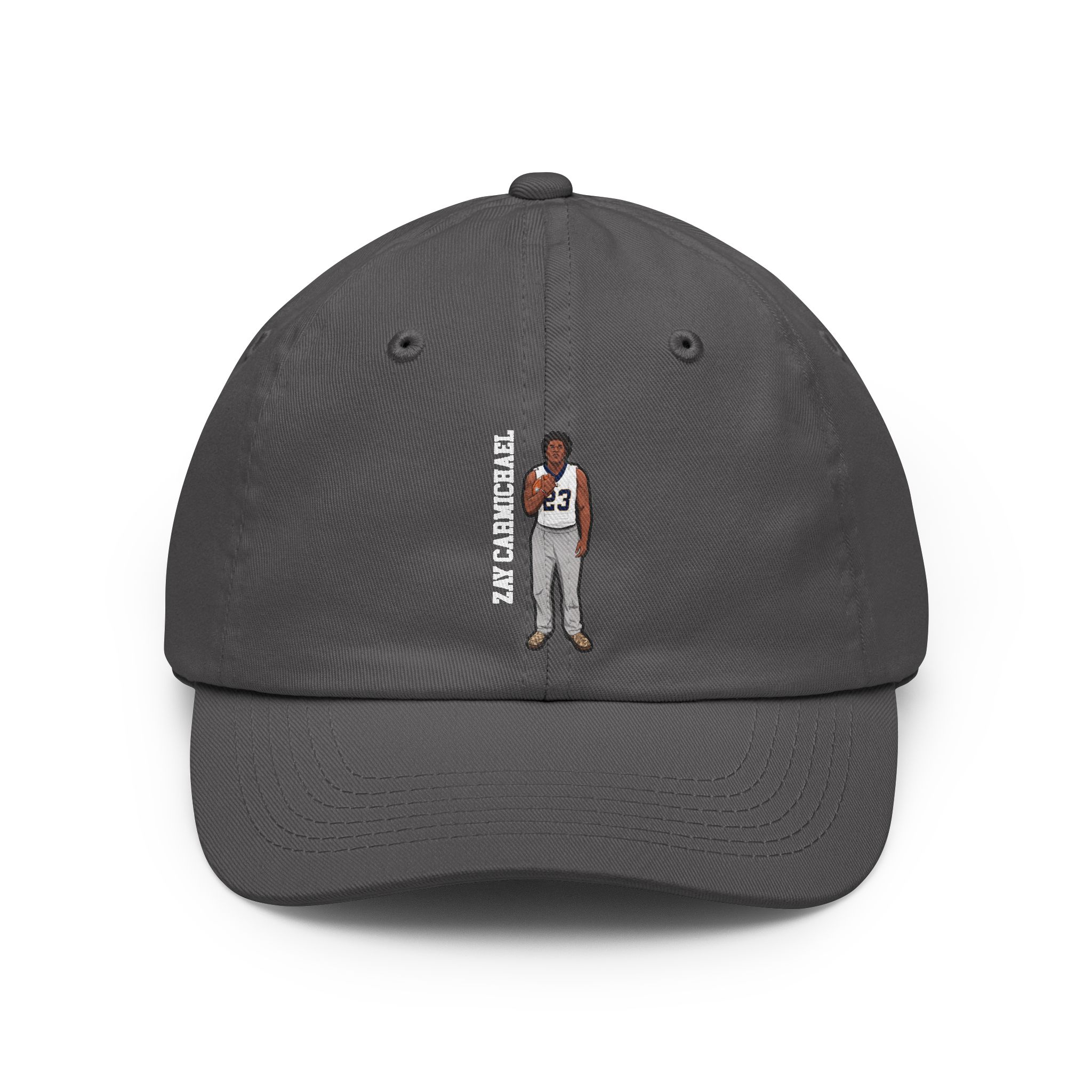 Classic Cap — character_name_vertical in Grey