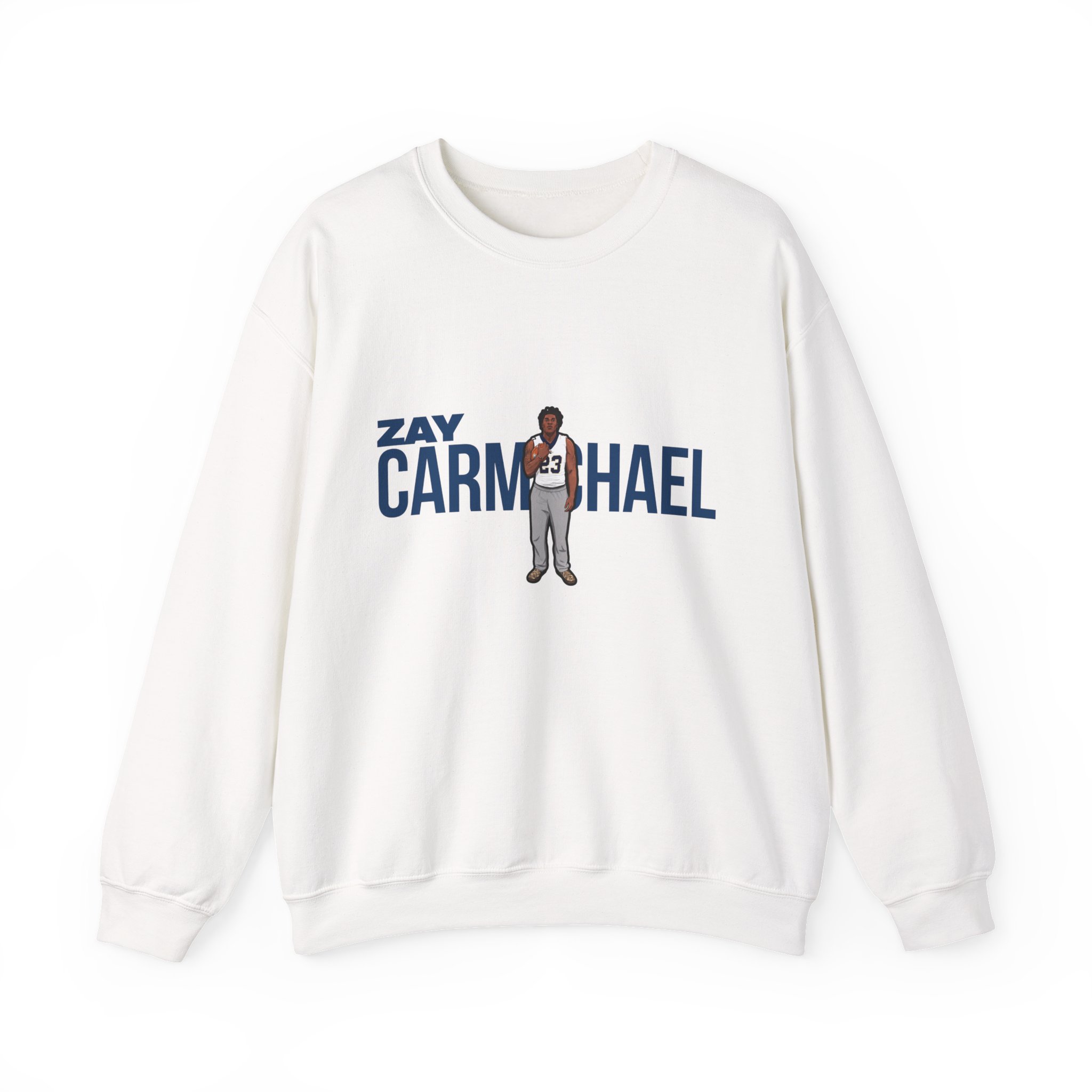 Crewneck Sweatshirt — character_player_name in White