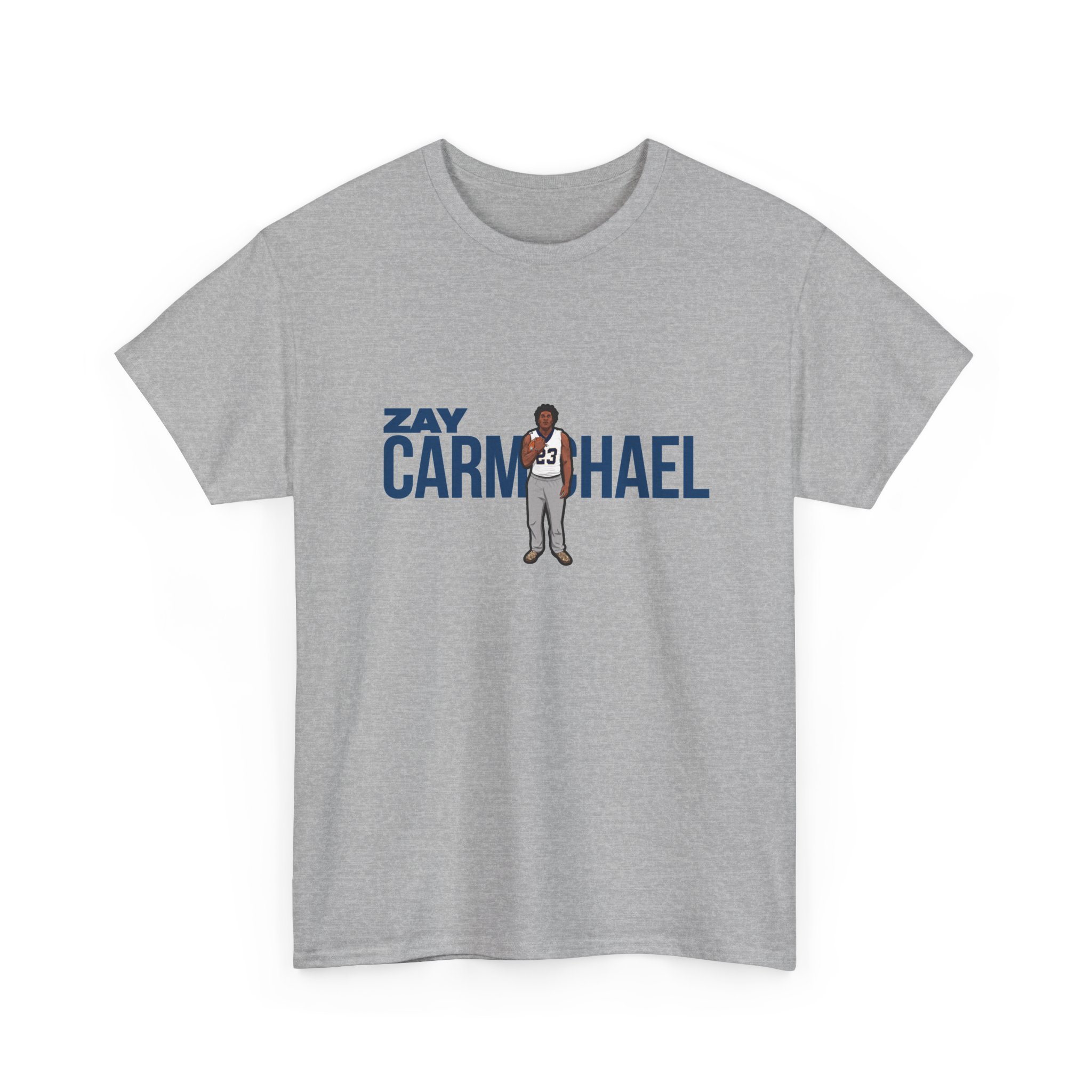 Tee — character_player_name in Grey