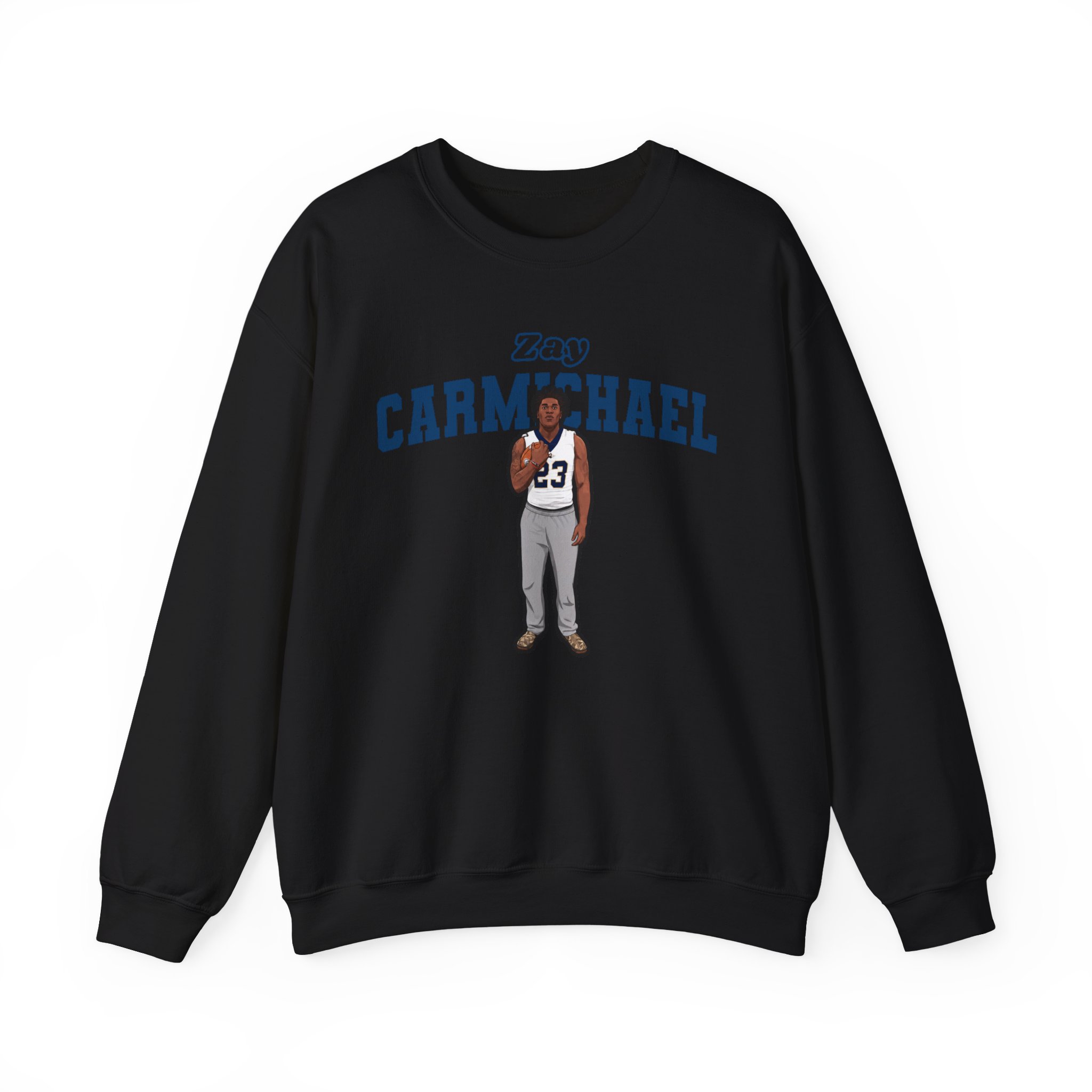 Crewneck Sweatshirt — character_name_arch in Black