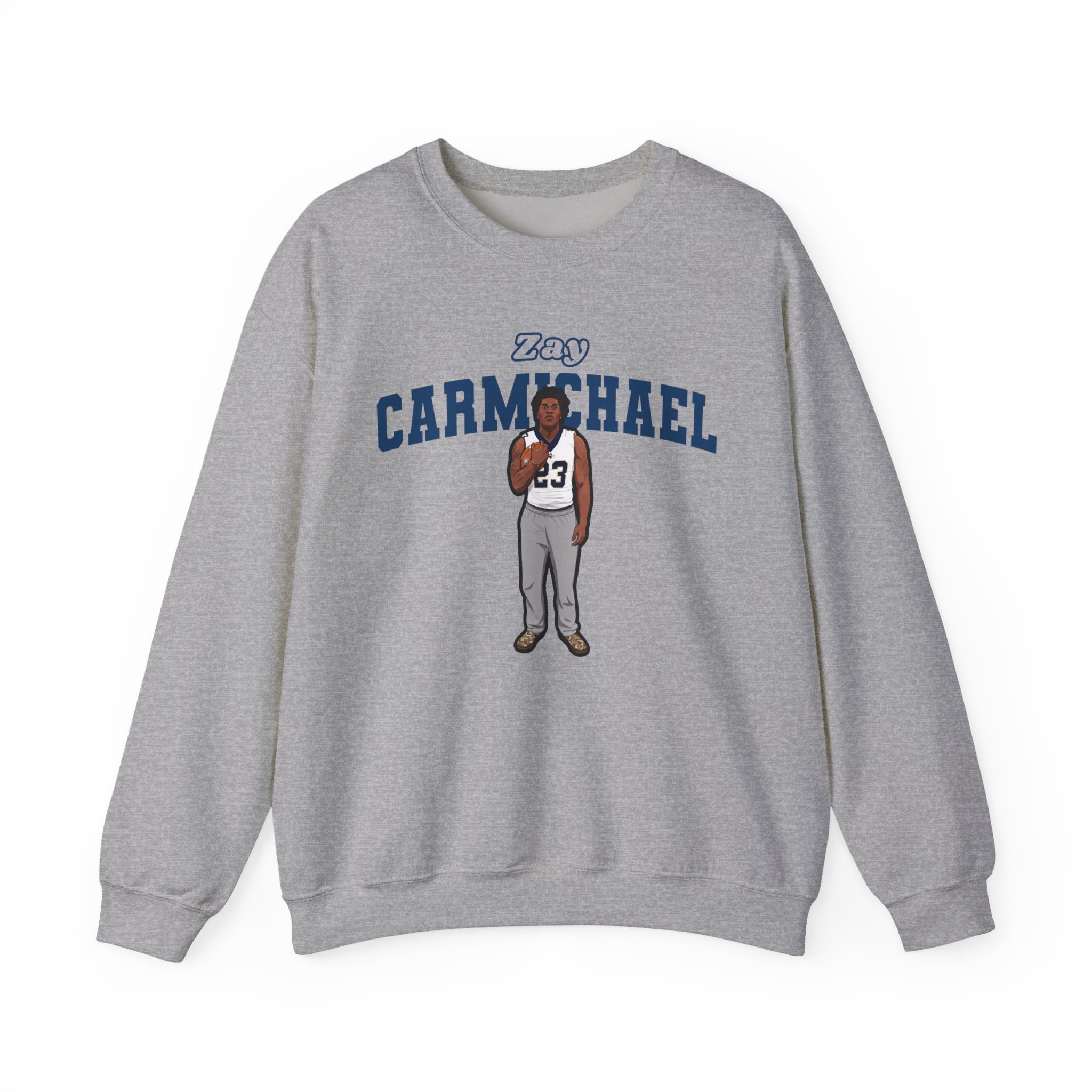 Crewneck Sweatshirt — character_name_arch in Grey