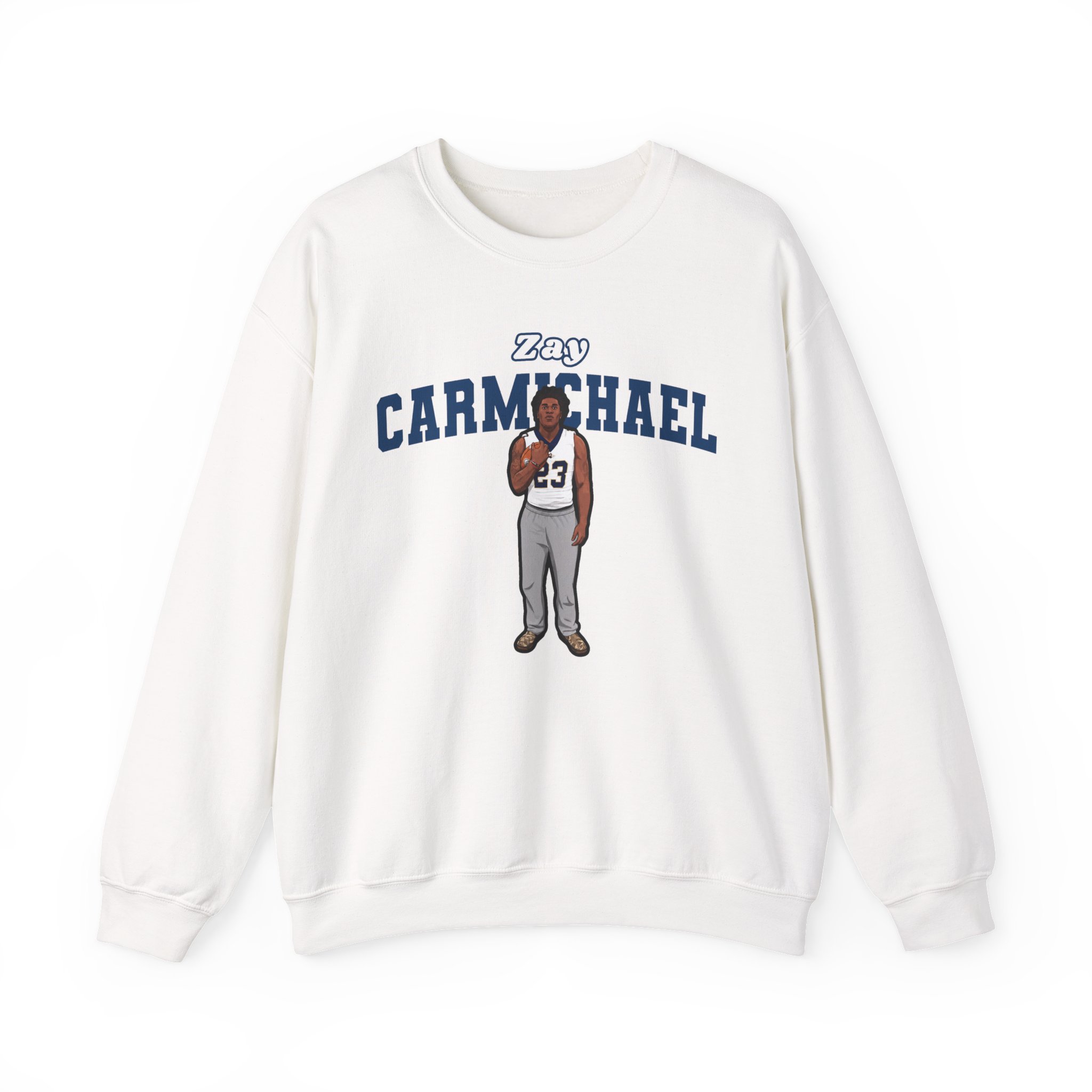 Crewneck Sweatshirt — character_name_arch in White
