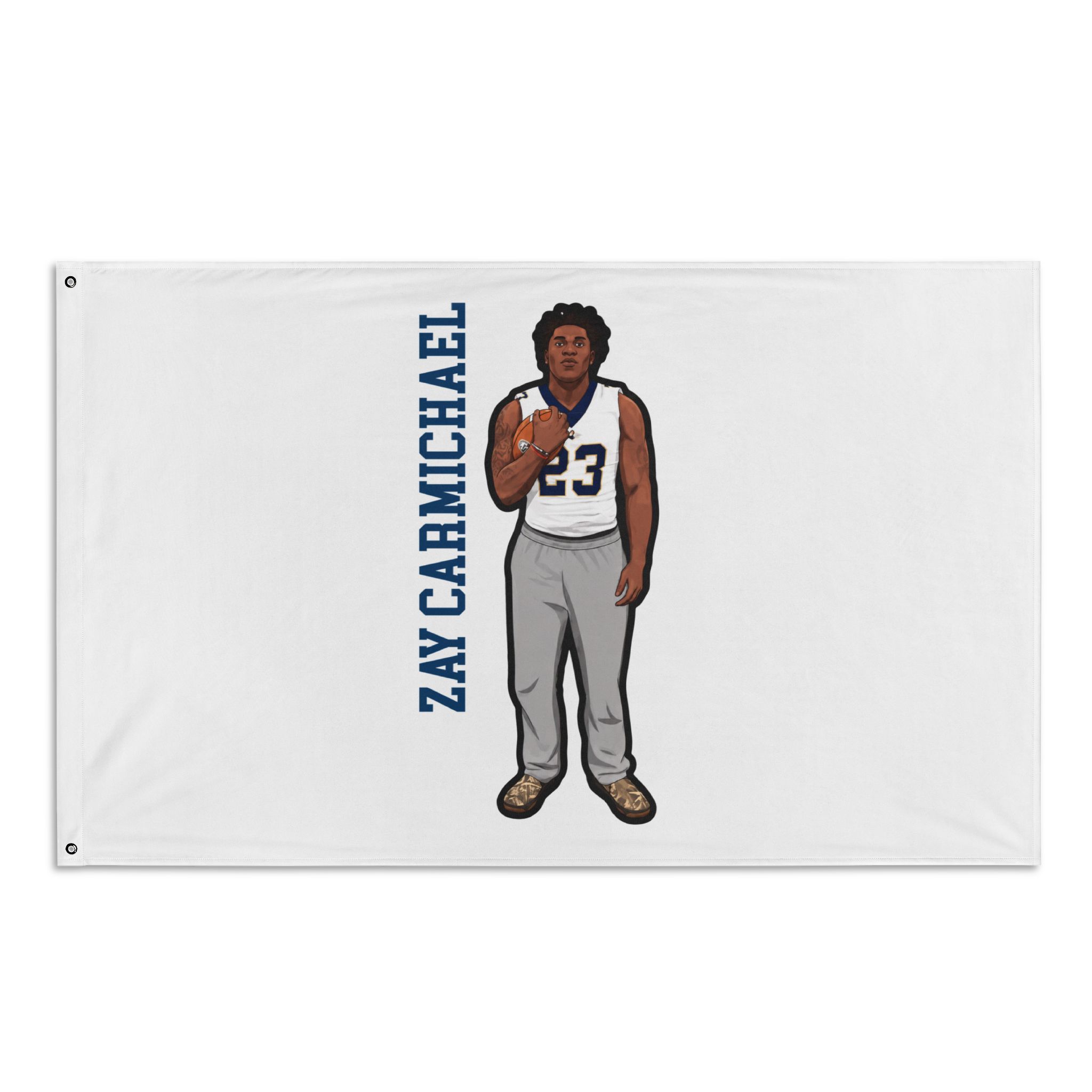 Flag (35 × 56 in) — character_name_vertical in Classic