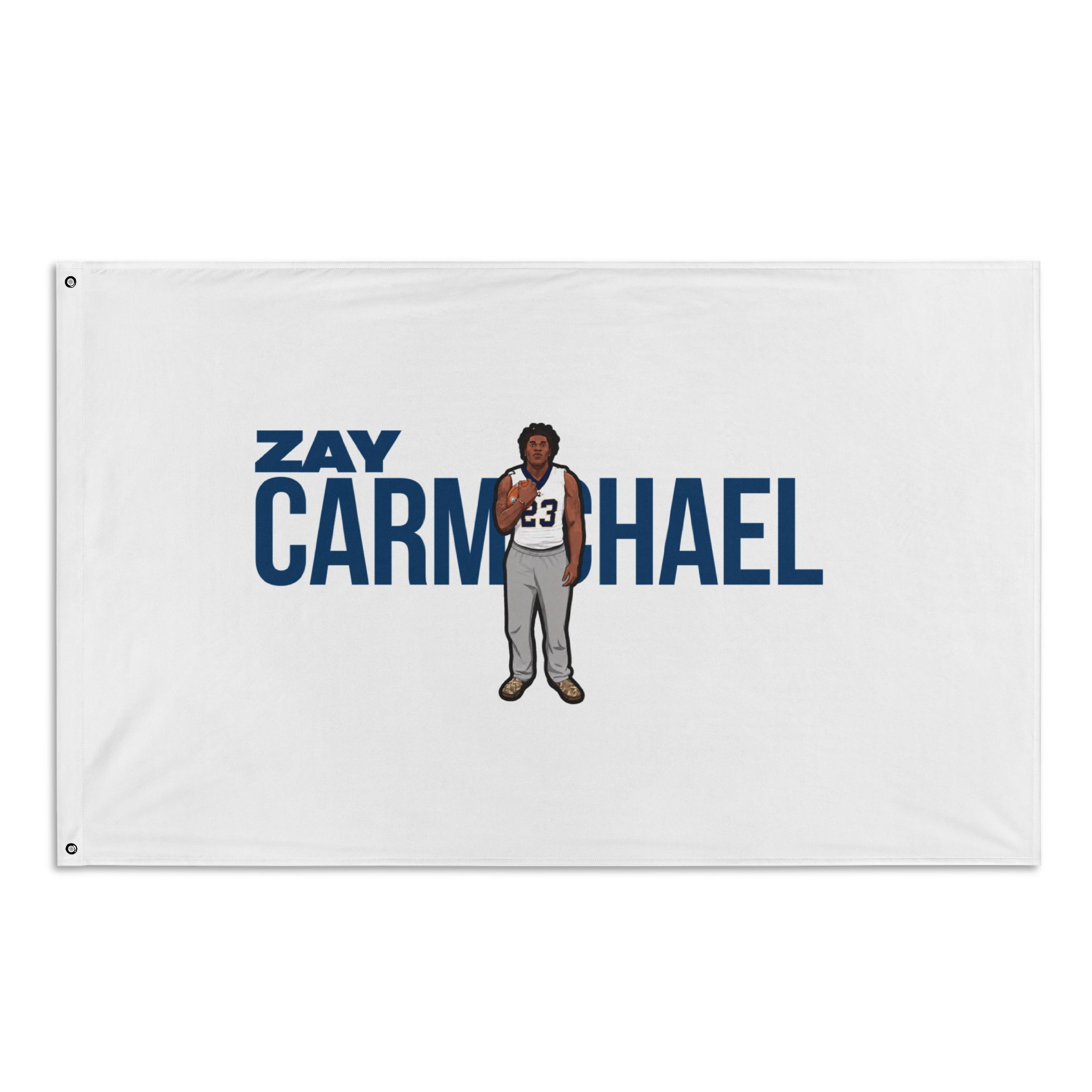 Flag (35 × 56 in) — character_player_name in Classic