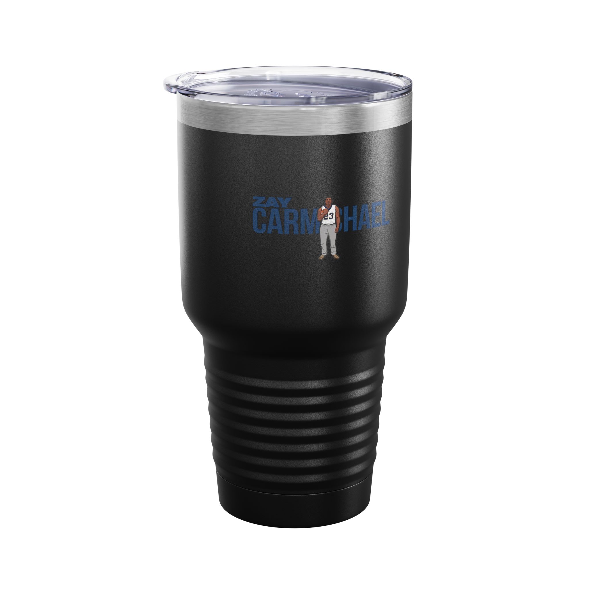 30oz Tumbler — character_player_name in Black